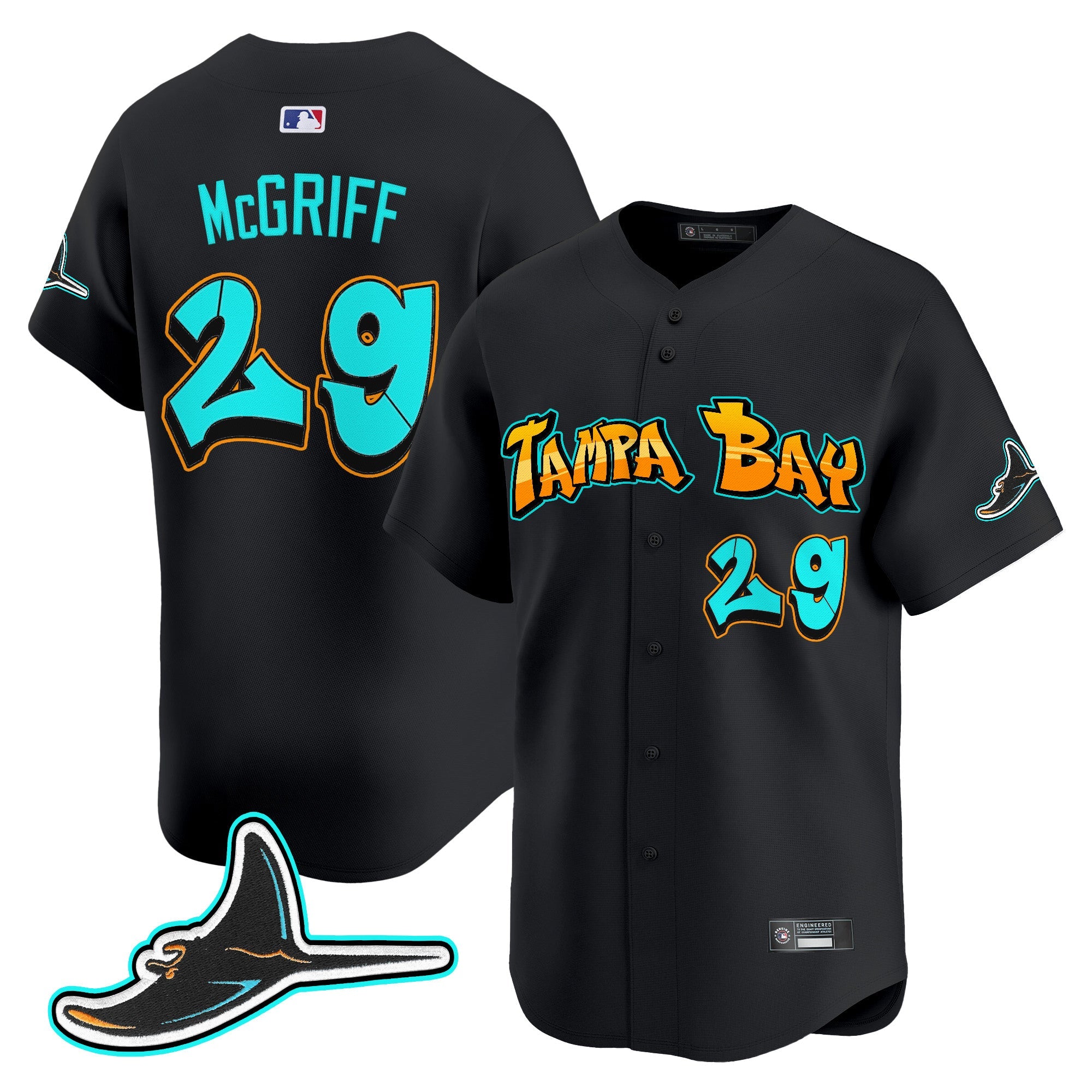 Men’s Tampa Bay ‘Graffiti Gulfside Edition’ Vapor Premier Limited Jersey