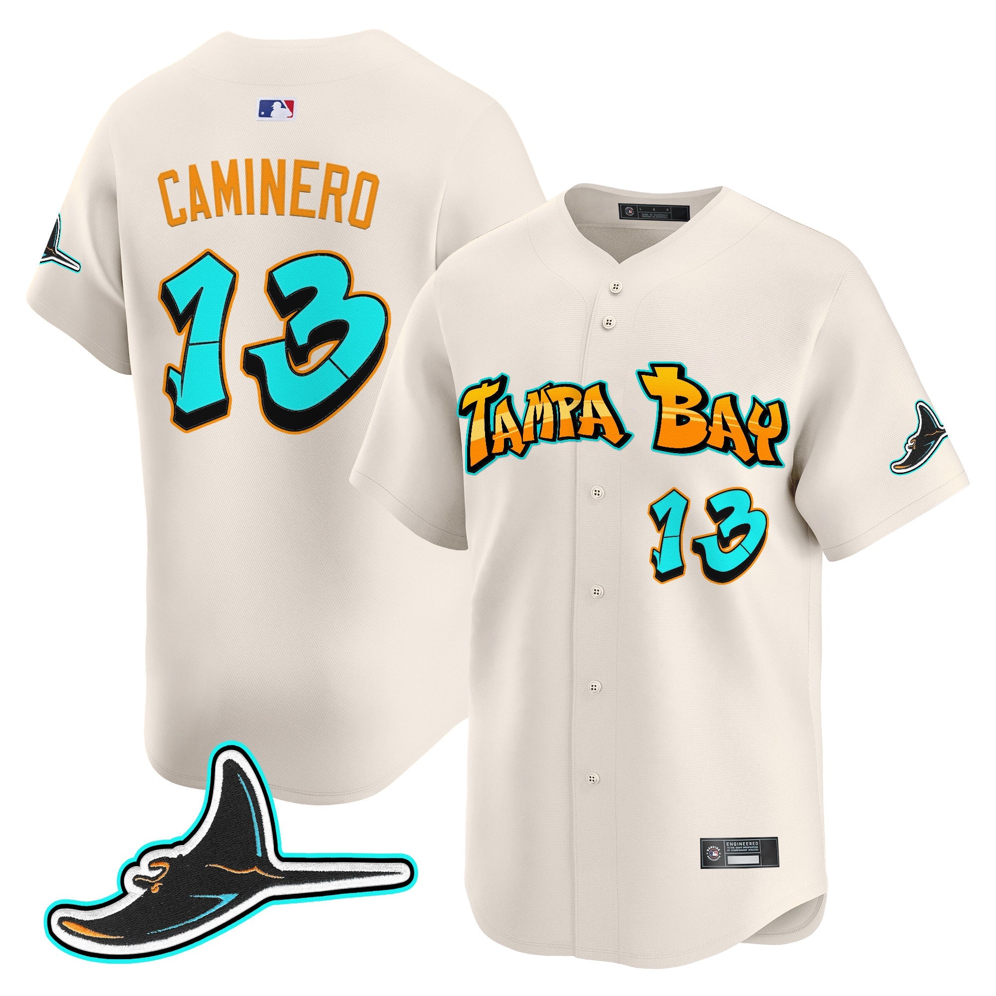 Men’s Tampa Bay ‘Graffiti Gulfside Edition’ Vapor Premier Limited Jersey