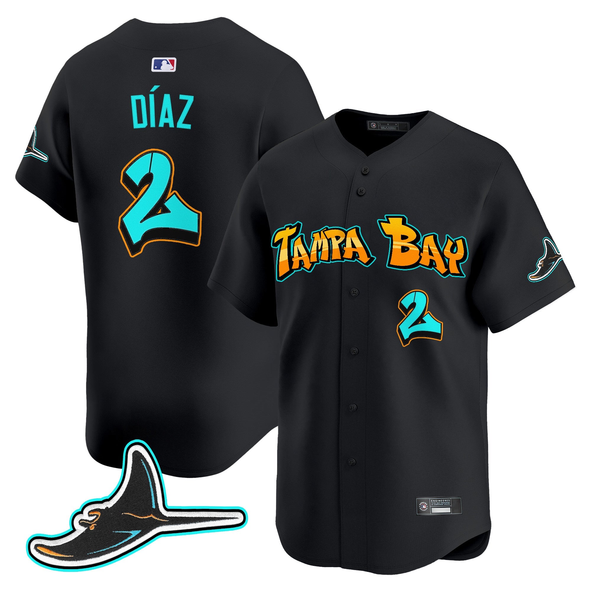 Men’s Tampa Bay ‘Graffiti Gulfside Edition’ Vapor Premier Limited Jersey