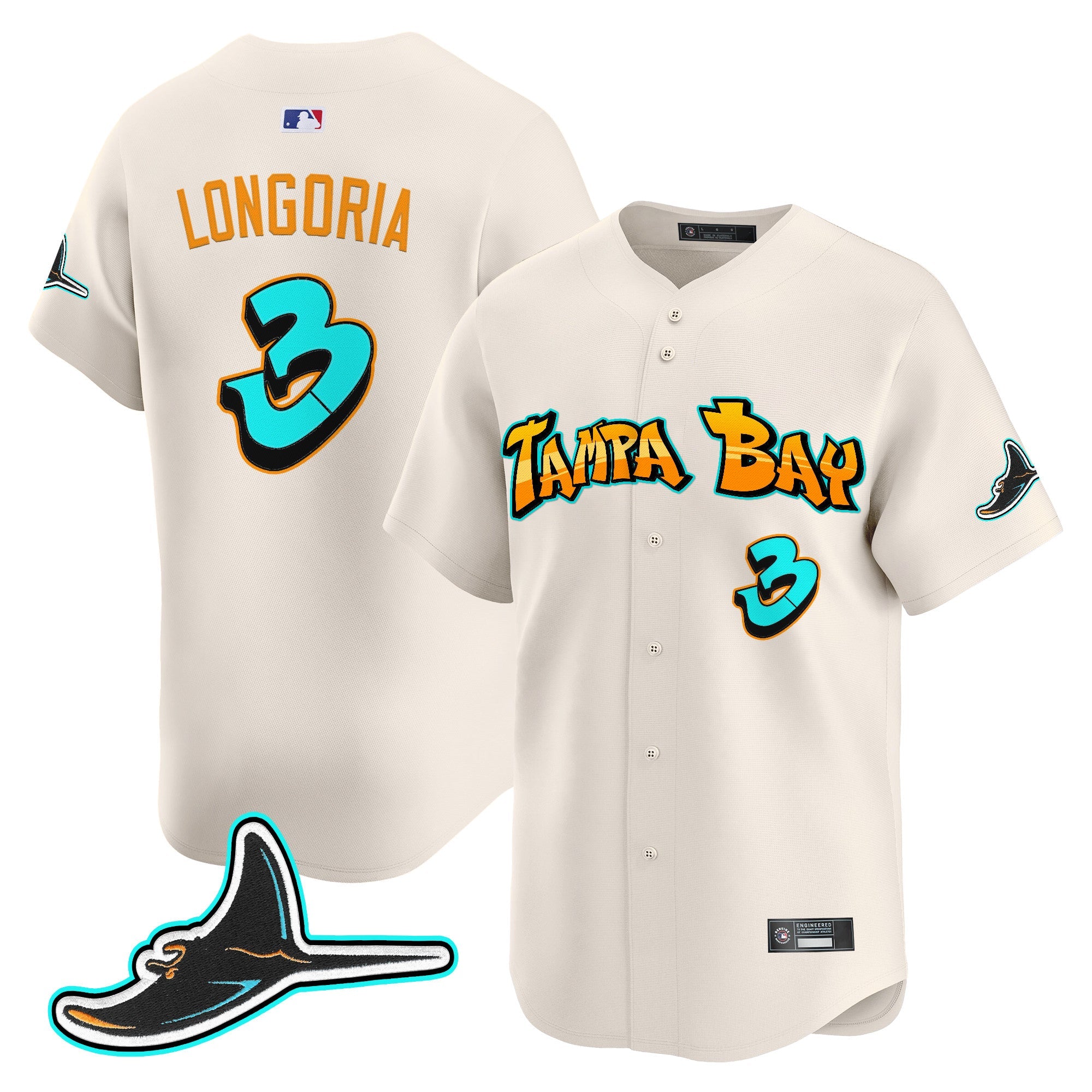 Men’s Tampa Bay ‘Graffiti Gulfside Edition’ Vapor Premier Limited Jersey