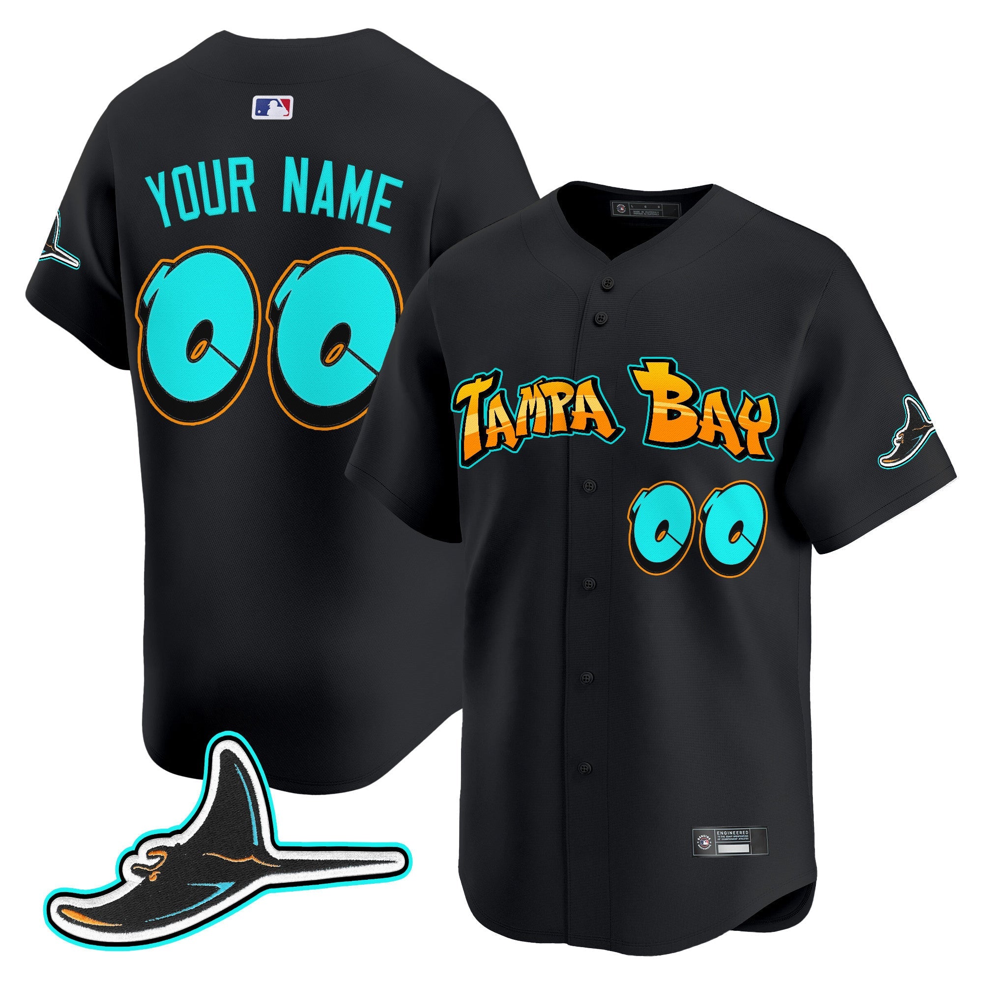 Tampa Bay ‘Graffiti Gulfside Edition’ Vapor Premier Limited Custom Jersey