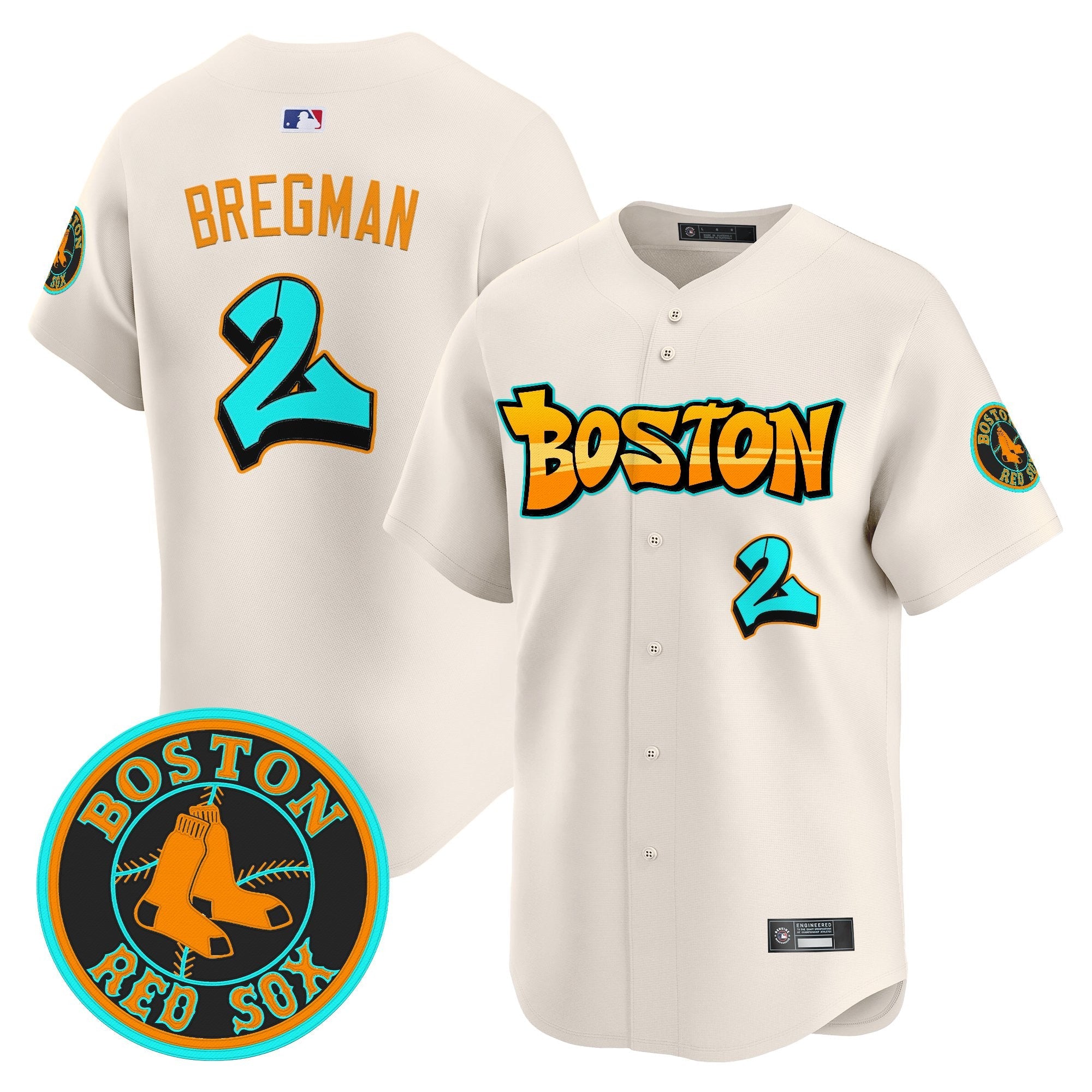 Men’s Boston ‘Graffiti Streetstyle Edition’ Vapor Premier Limited Jersey