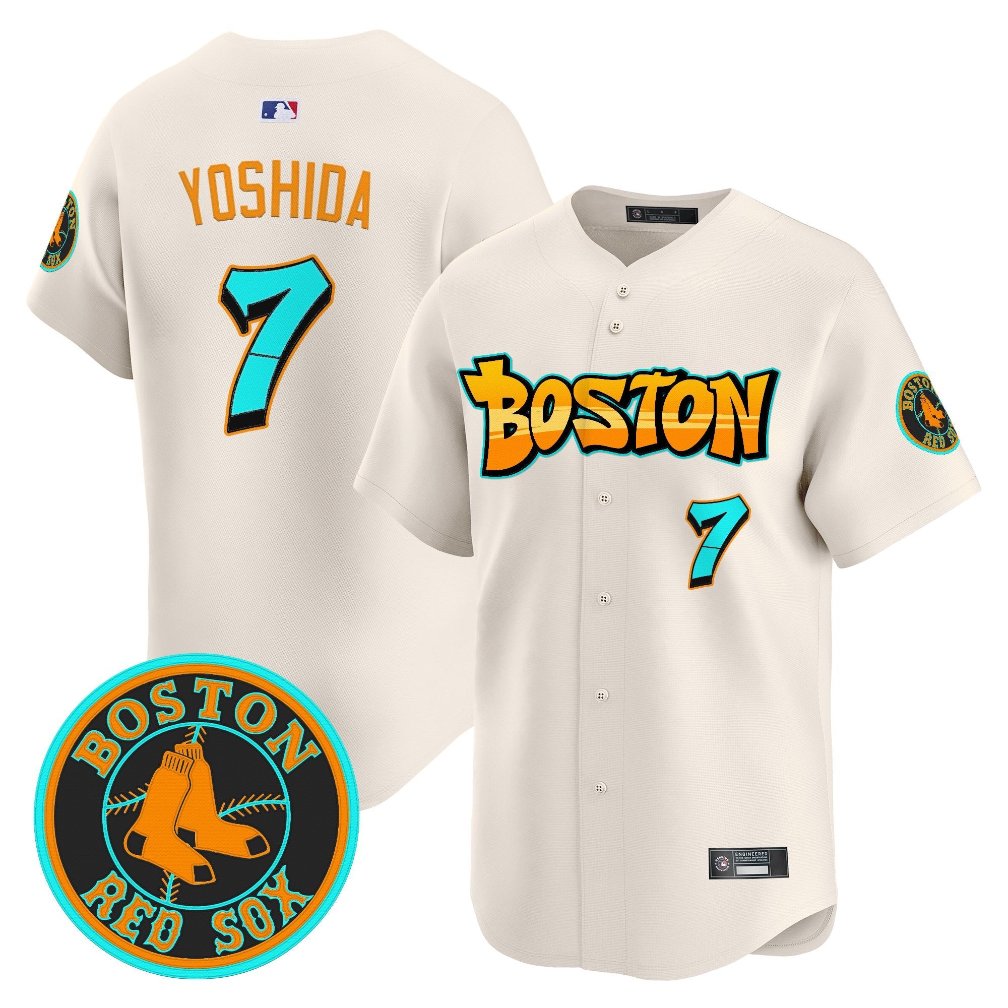 Men’s Boston ‘Graffiti Streetstyle Edition’ Vapor Premier Limited Jersey