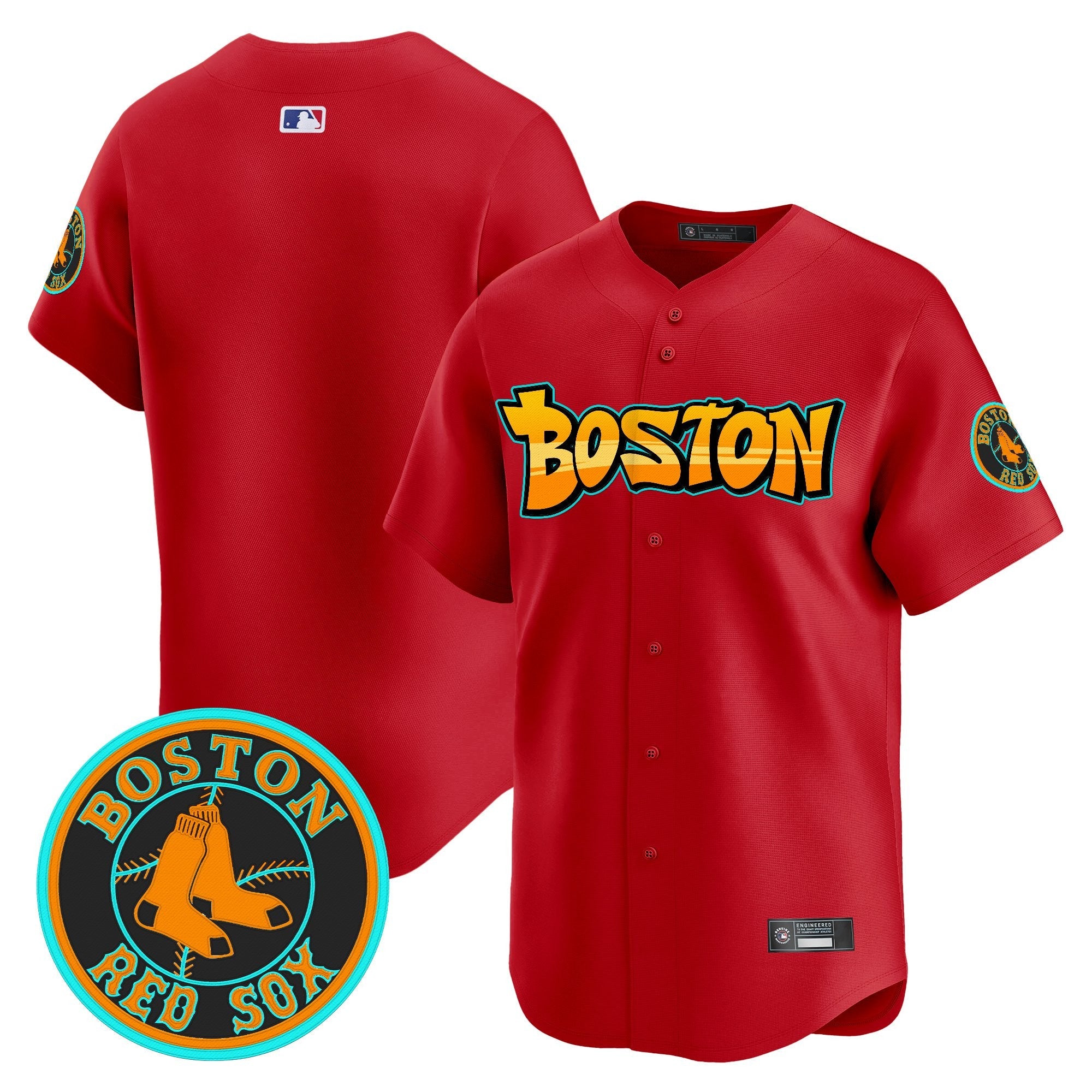 Men’s Boston ‘Graffiti Streetstyle Edition’ Vapor Premier Limited Jersey