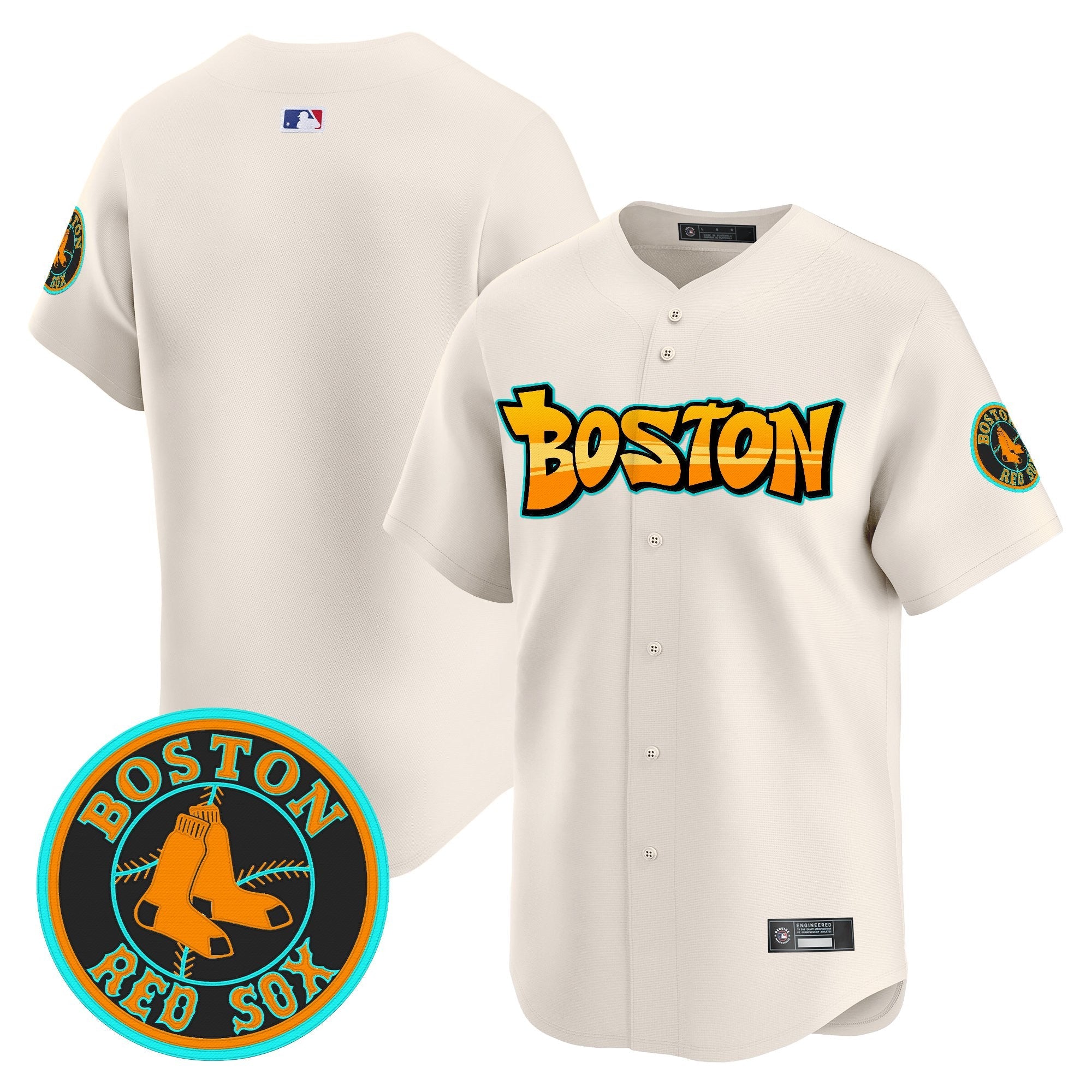 Men’s Boston ‘Graffiti Streetstyle Edition’ Vapor Premier Limited Jersey