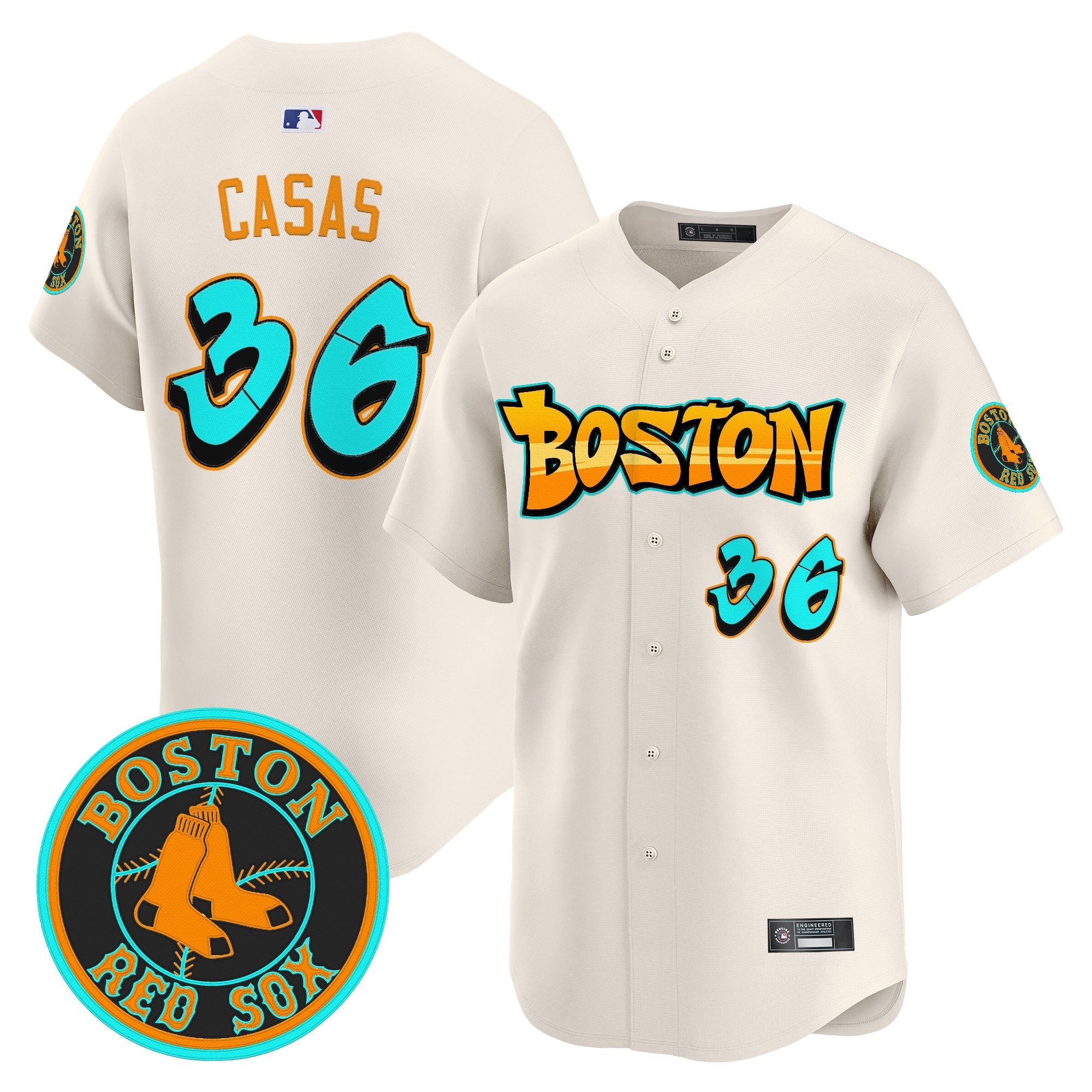 Men’s Boston ‘Graffiti Streetstyle Edition’ Vapor Premier Limited Jersey