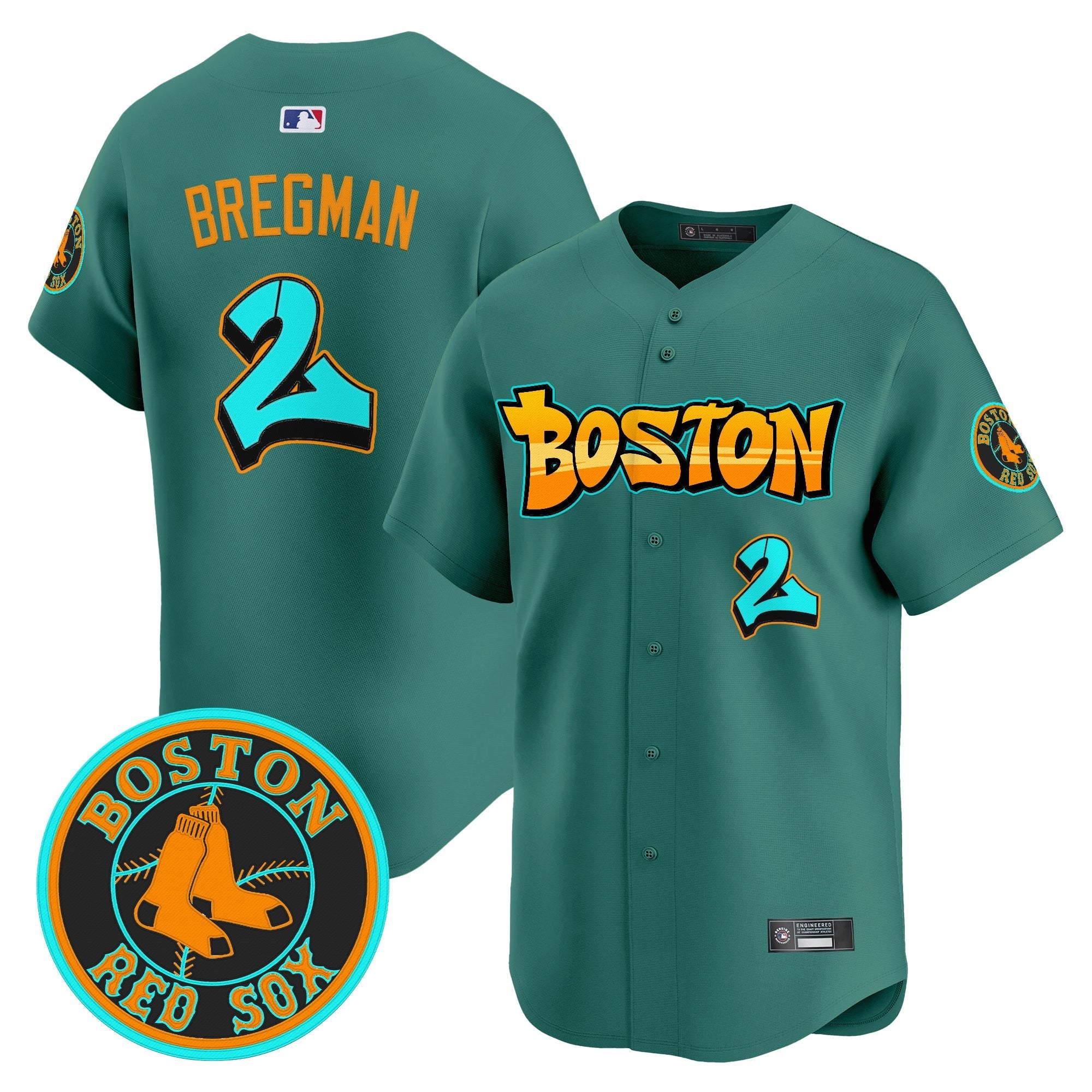 Men’s Boston ‘Graffiti Streetstyle Edition’ Vapor Premier Limited Jersey