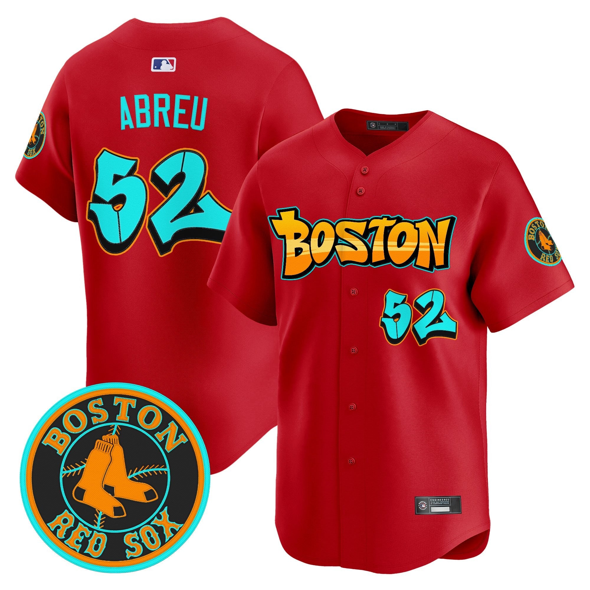 Men’s Boston ‘Graffiti Streetstyle Edition’ Vapor Premier Limited Jersey
