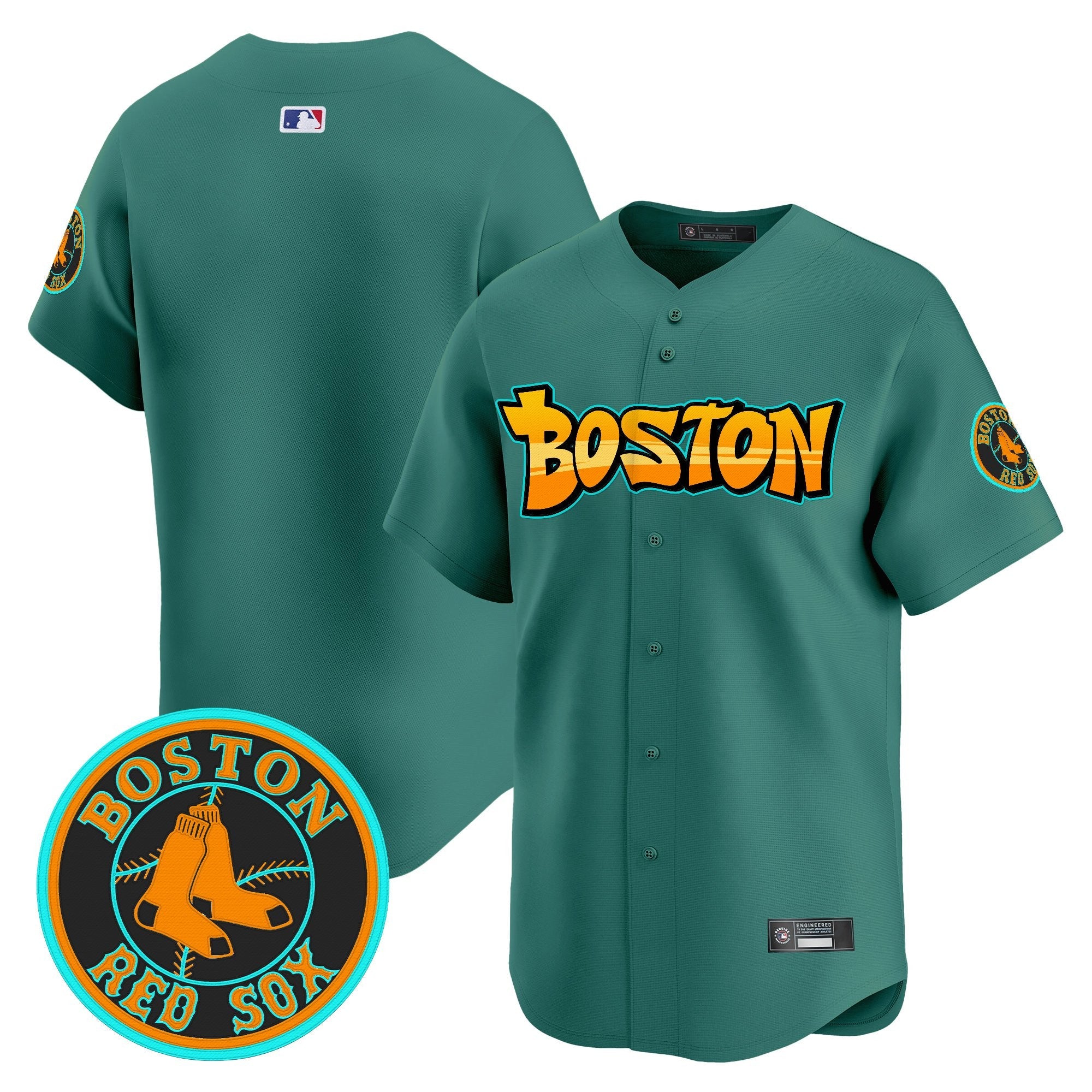 Men’s Boston ‘Graffiti Streetstyle Edition’ Vapor Premier Limited Jersey