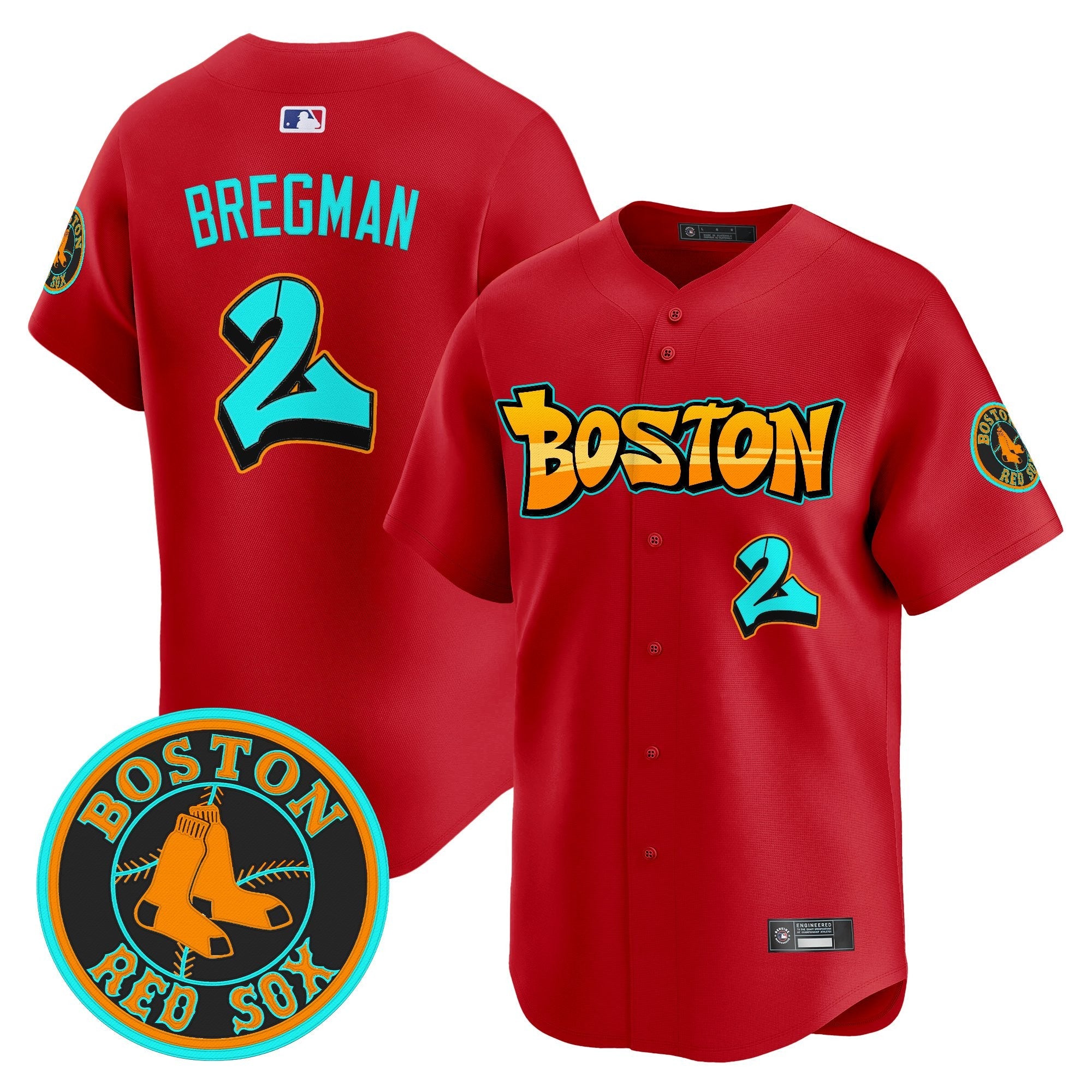 Men’s Boston ‘Graffiti Streetstyle Edition’ Vapor Premier Limited Jersey