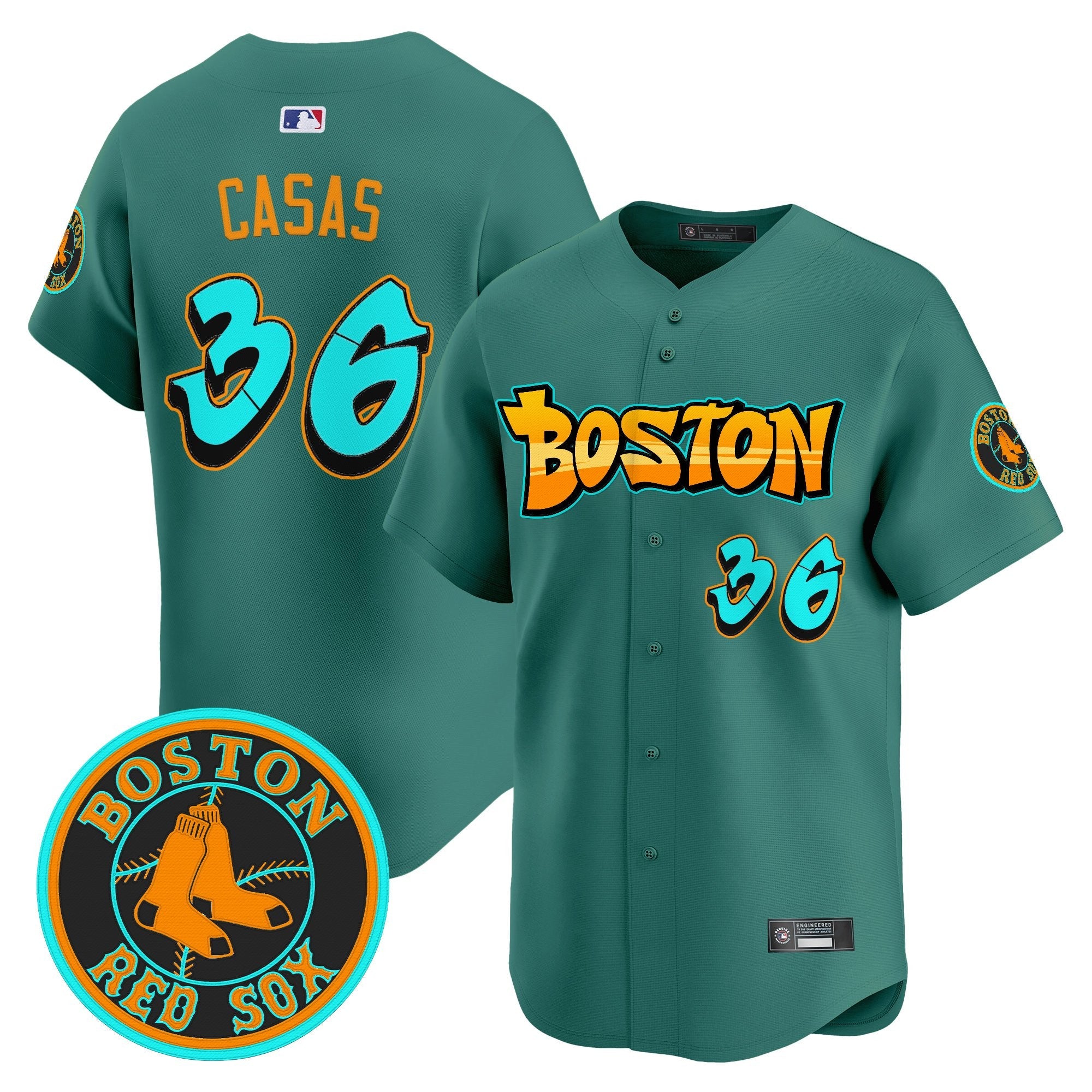 Men’s Boston ‘Graffiti Streetstyle Edition’ Vapor Premier Limited Jersey