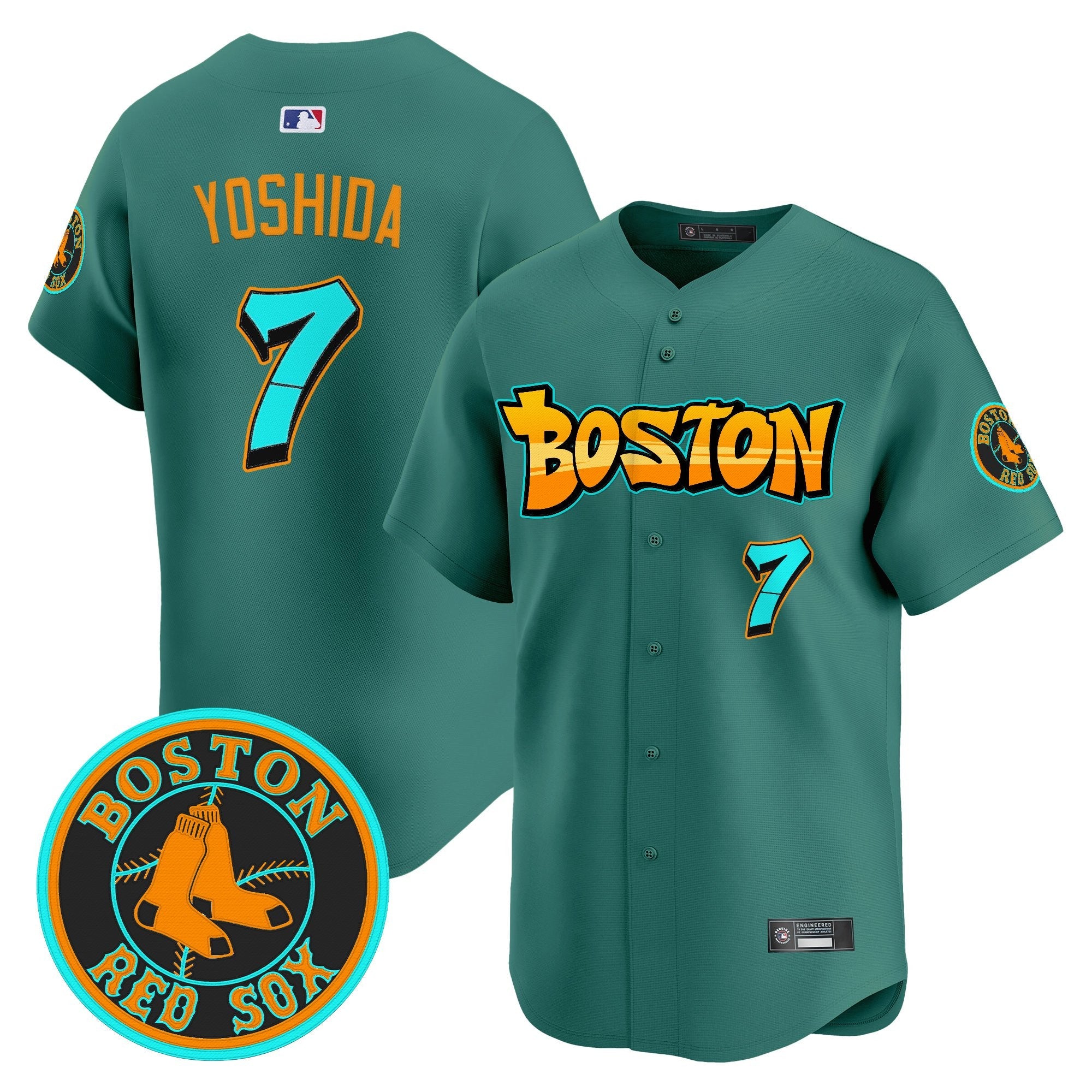 Men’s Boston ‘Graffiti Streetstyle Edition’ Vapor Premier Limited Jersey