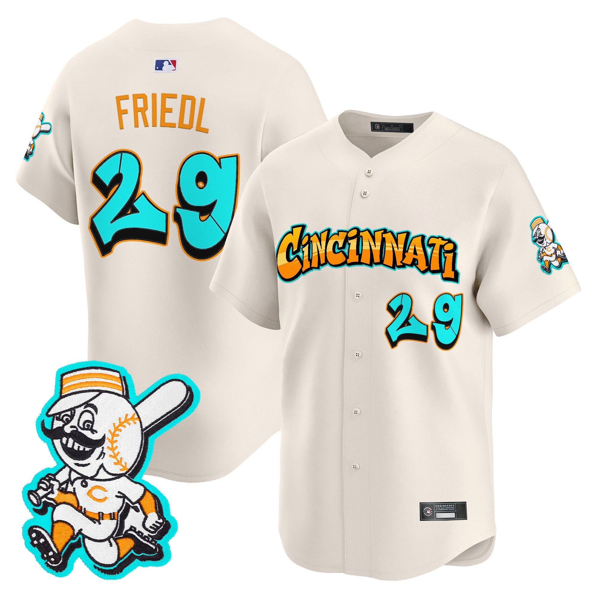 Men’s Cincinnati ‘Graffiti Queen City Edition’ Vapor Premier Limited Jersey