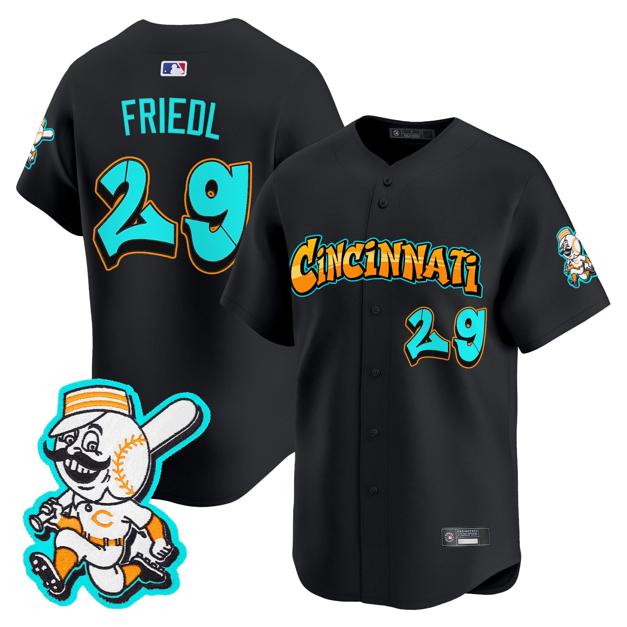 Men’s Cincinnati ‘Graffiti Queen City Edition’ Vapor Premier Limited Jersey