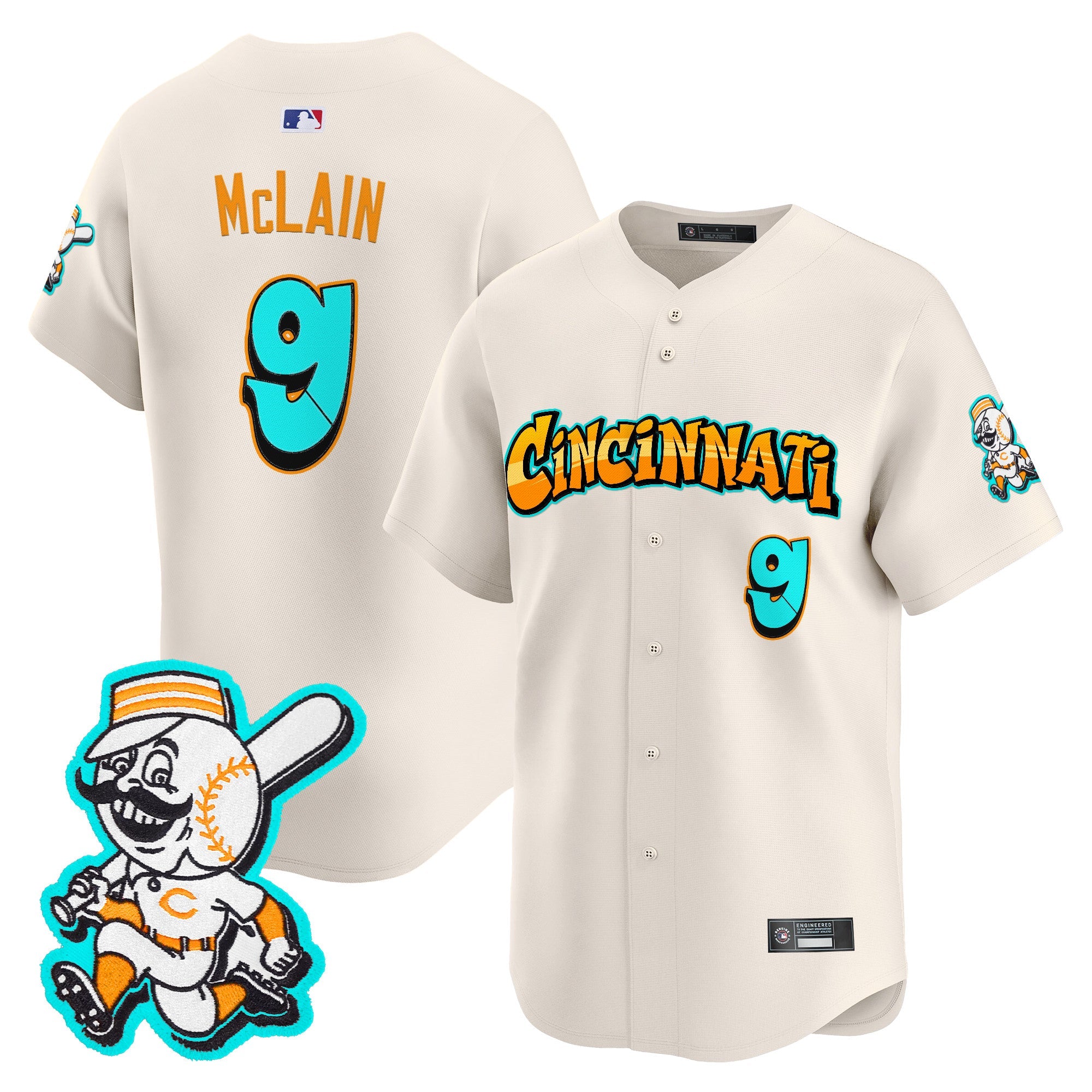 Men’s Cincinnati ‘Graffiti Queen City Edition’ Vapor Premier Limited Jersey