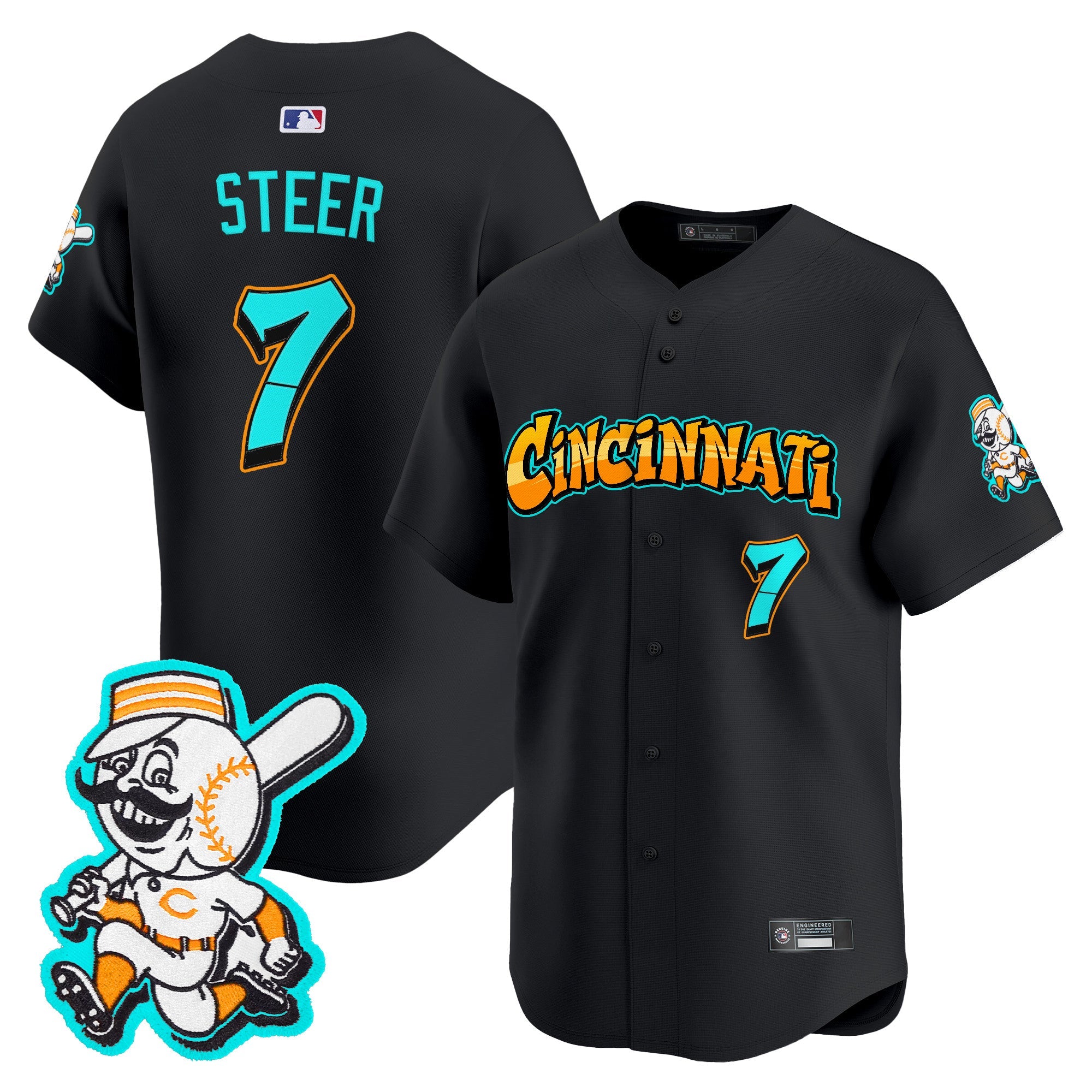 Men’s Cincinnati ‘Graffiti Queen City Edition’ Vapor Premier Limited Jersey