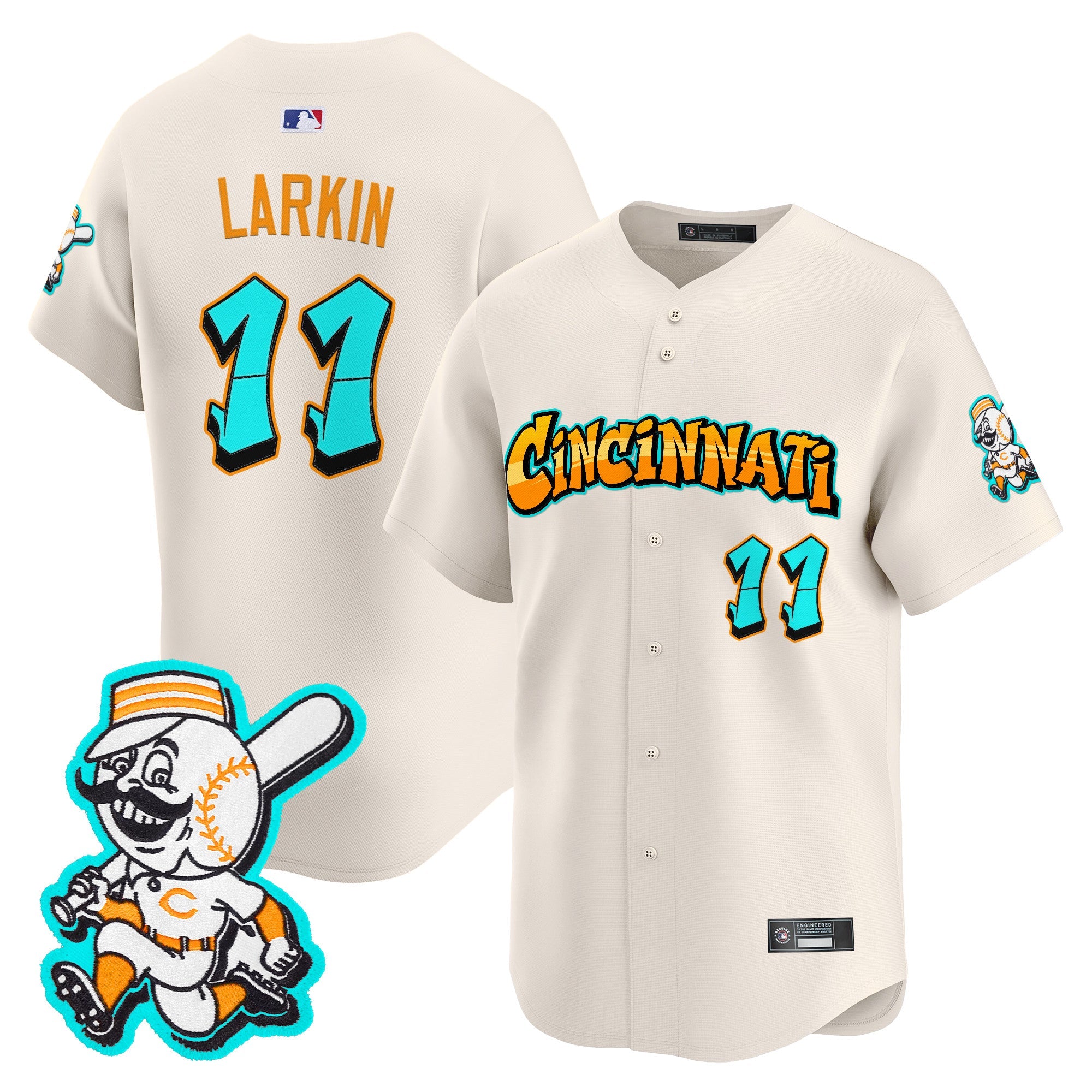 Men’s Cincinnati ‘Graffiti Queen City Edition’ Vapor Premier Limited Jersey