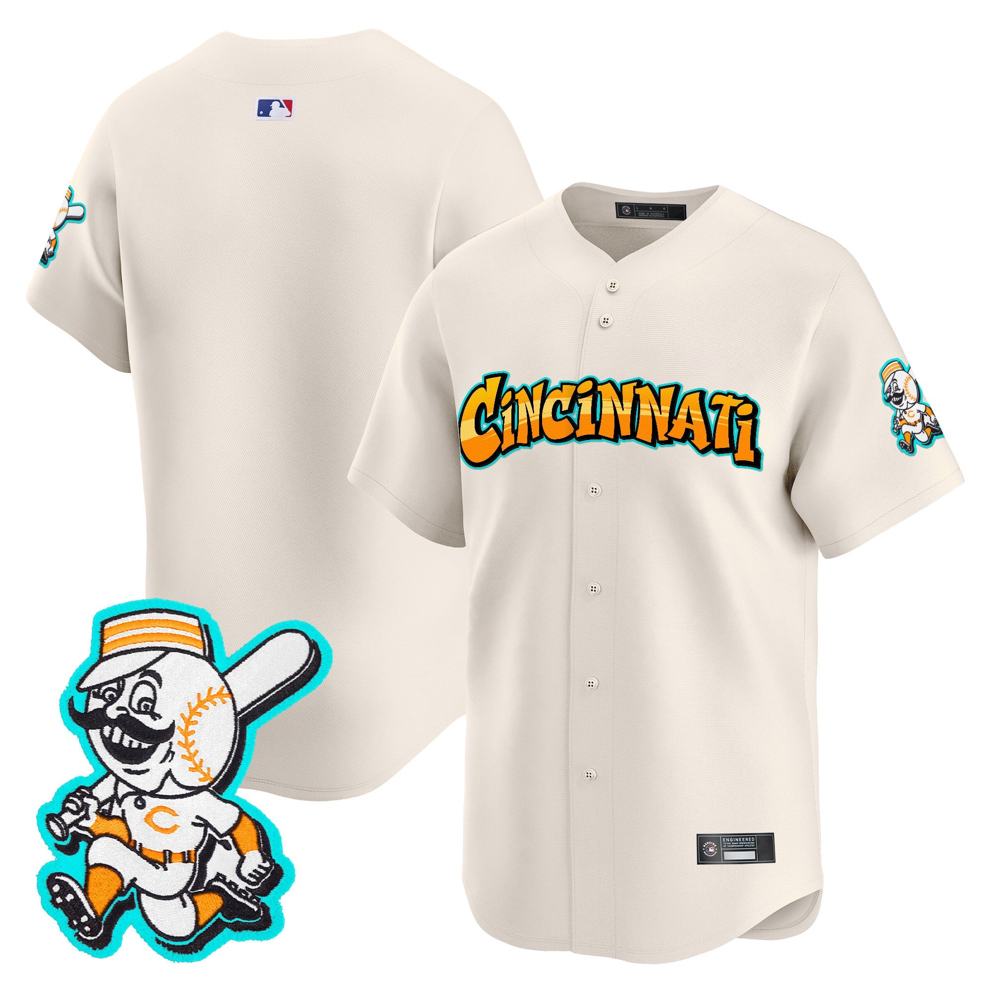 Men’s Cincinnati ‘Graffiti Queen City Edition’ Vapor Premier Limited Jersey