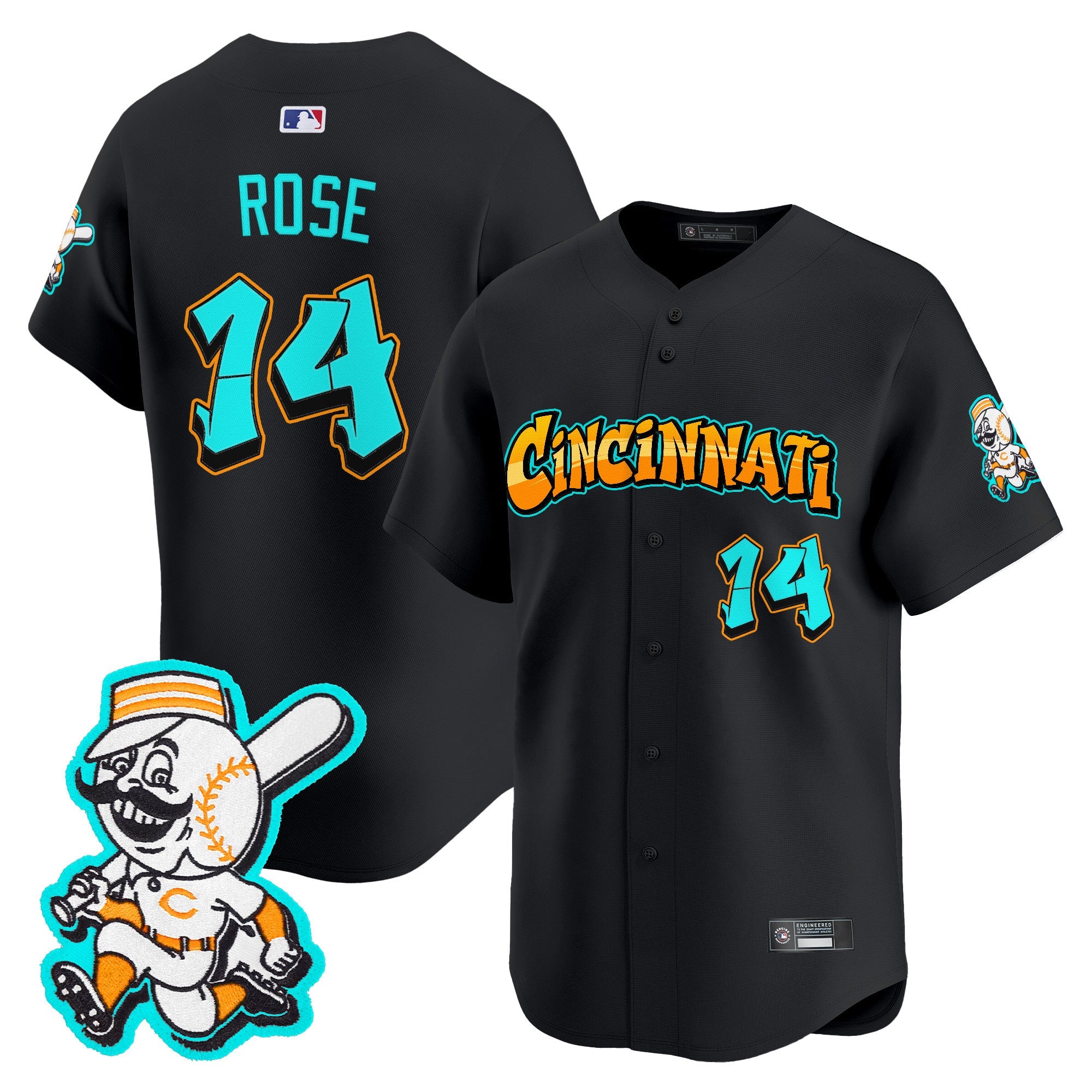 Men’s Cincinnati ‘Graffiti Queen City Edition’ Vapor Premier Limited Jersey