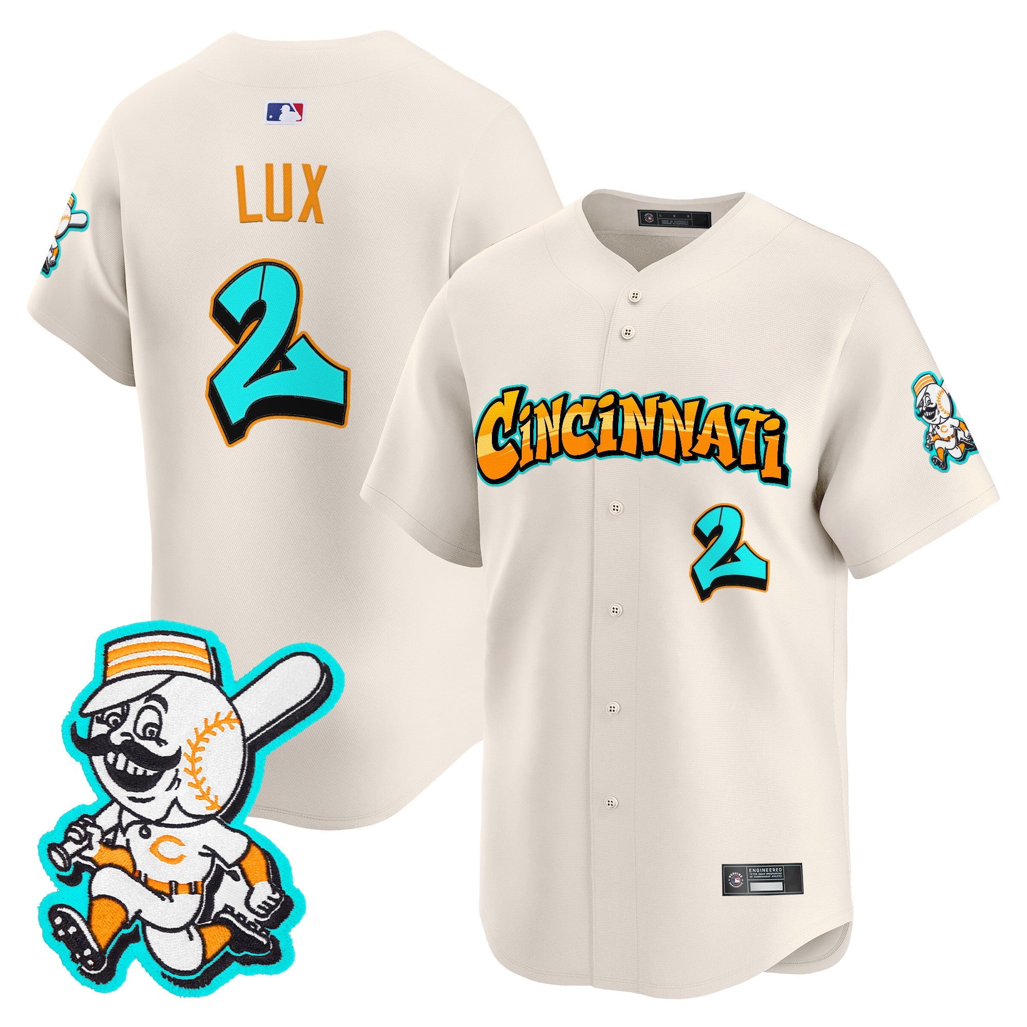 Men’s Cincinnati ‘Graffiti Queen City Edition’ Vapor Premier Limited Jersey