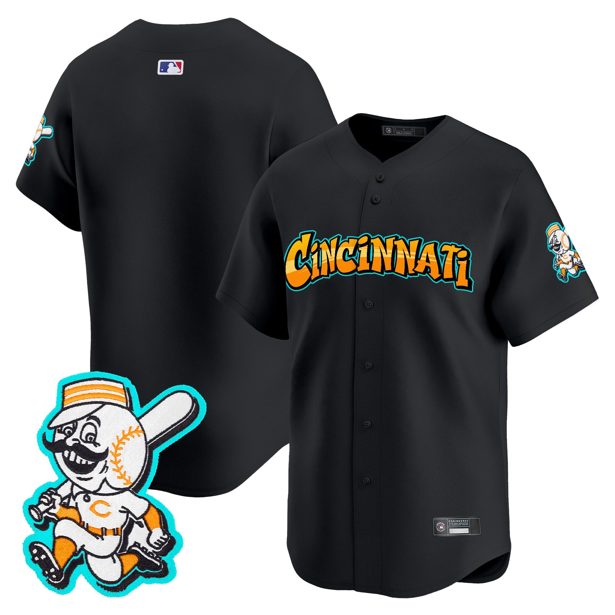 Men’s Cincinnati ‘Graffiti Queen City Edition’ Vapor Premier Limited Jersey
