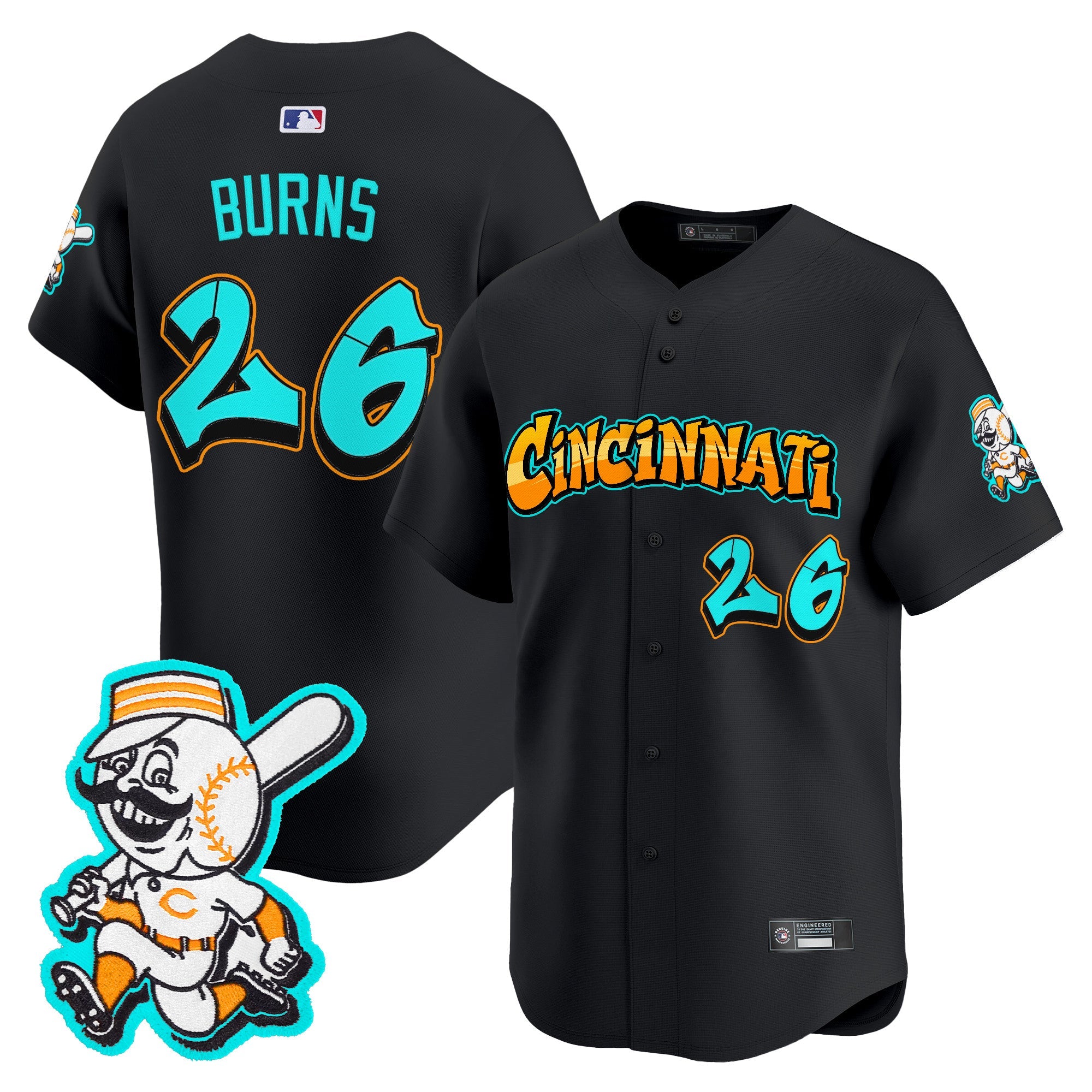 Men’s Cincinnati ‘Graffiti Queen City Edition’ Vapor Premier Limited Jersey