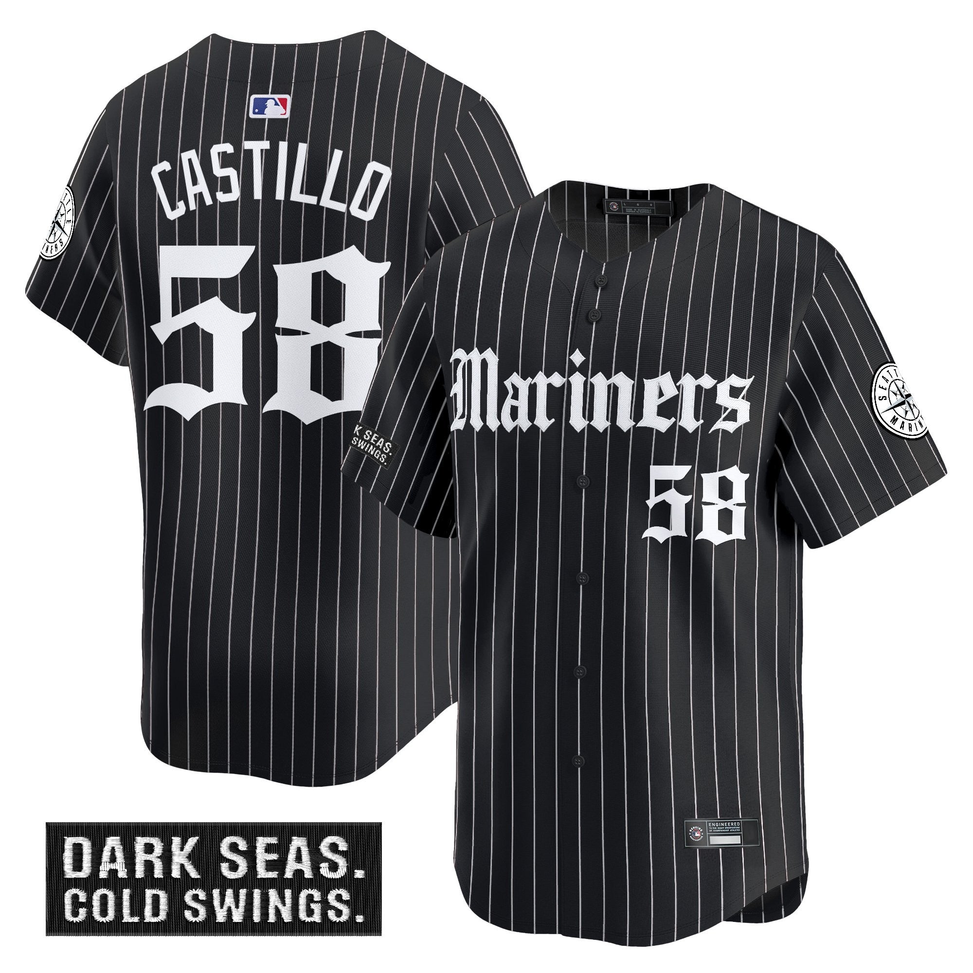 Men’s Seattle ‘Deep Sea Gothic Edition’ Vapor Premier Limited Jersey V2