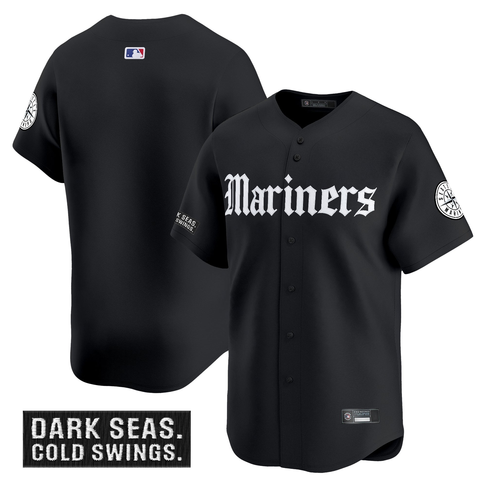 Men’s Seattle ‘Deep Sea Gothic Edition’ Vapor Premier Limited Jersey V2