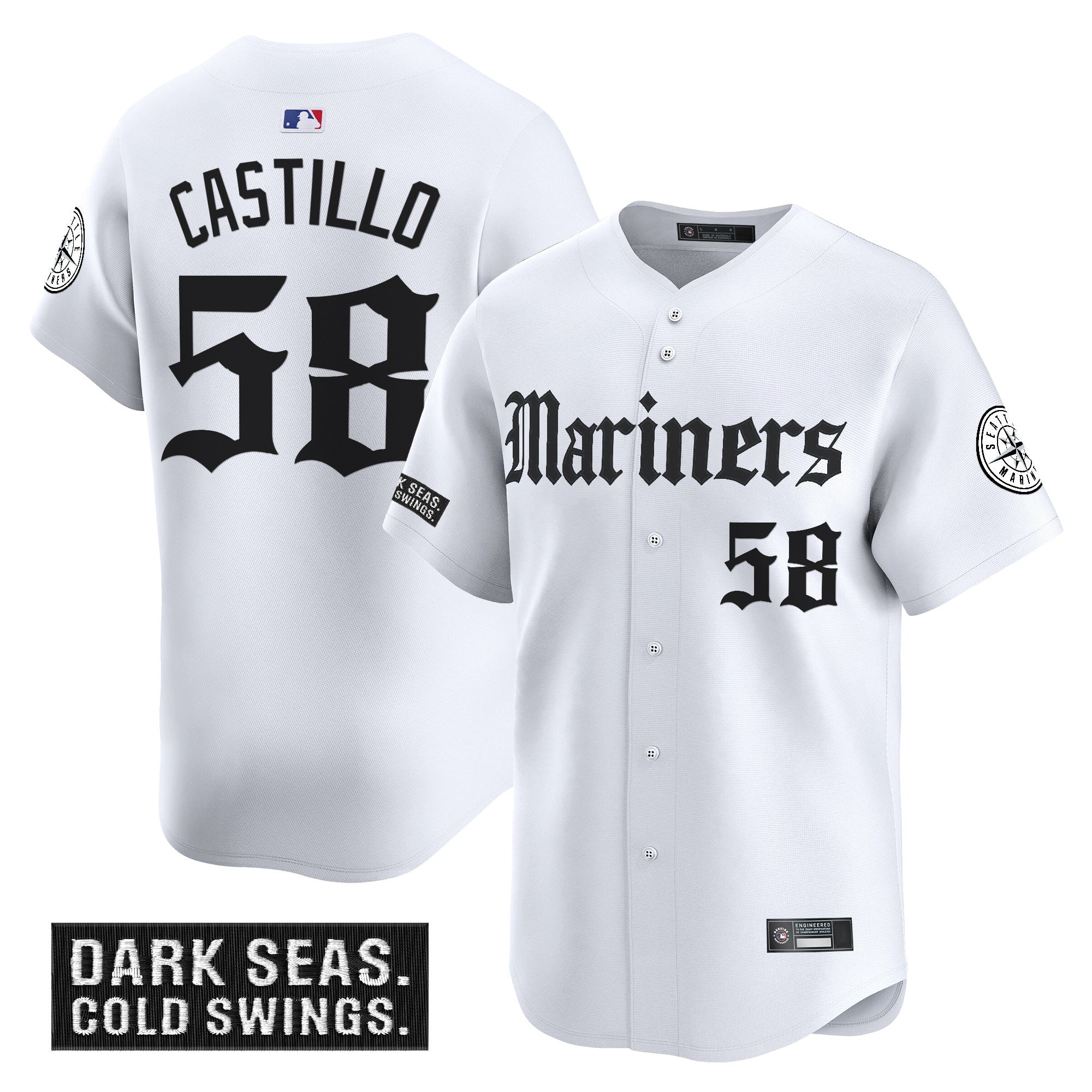 Men’s Seattle ‘Deep Sea Gothic Edition’ Vapor Premier Limited Jersey V2