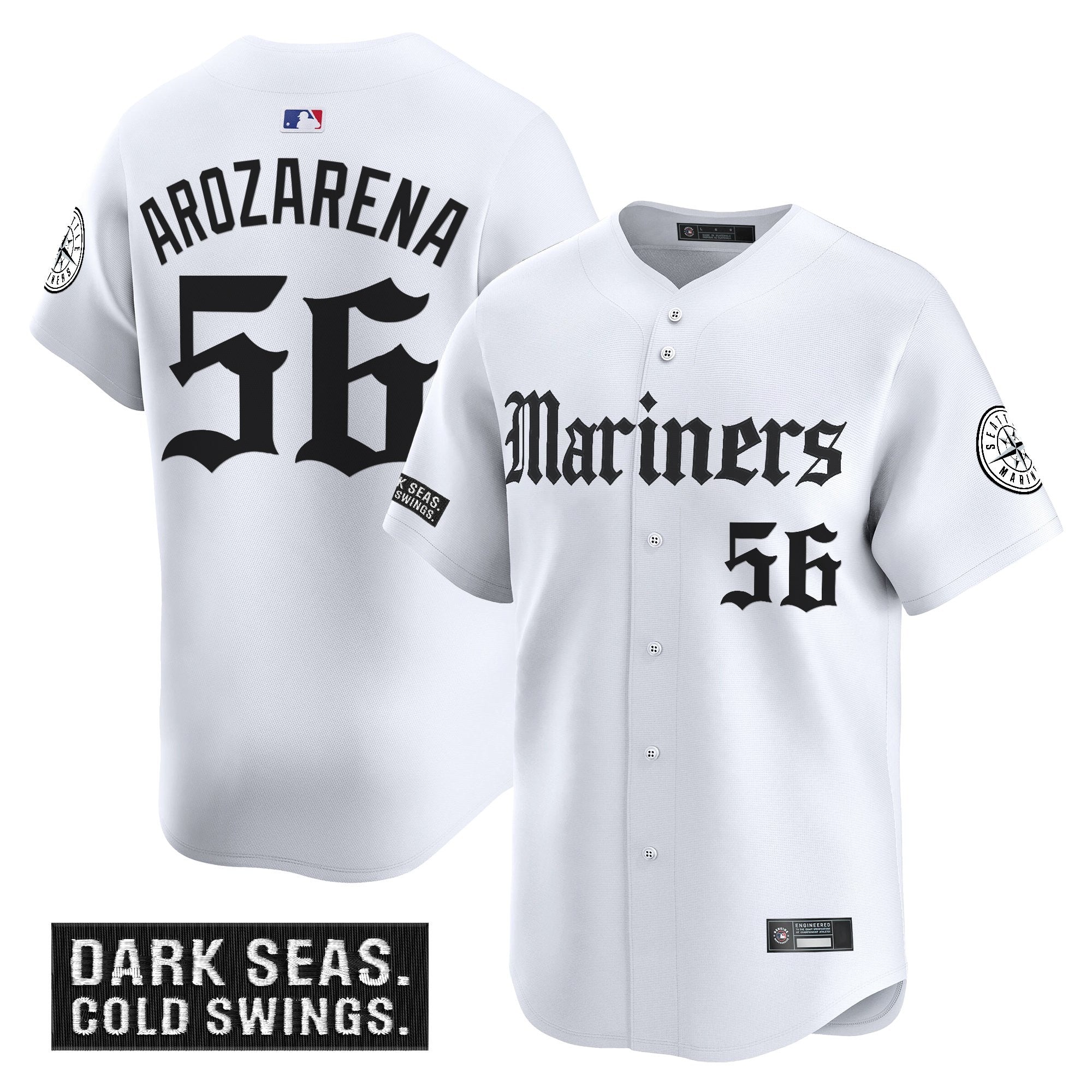 Men’s Seattle ‘Deep Sea Gothic Edition’ Vapor Premier Limited Jersey V2