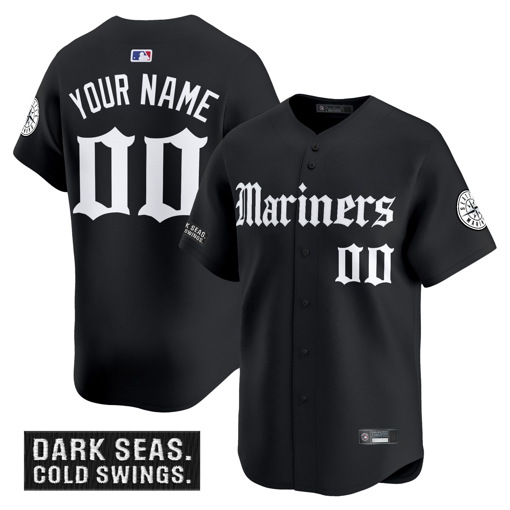 Seattle ‘Deep Sea Gothic Edition’ Vapor Premier Limited Custom Jersey V2