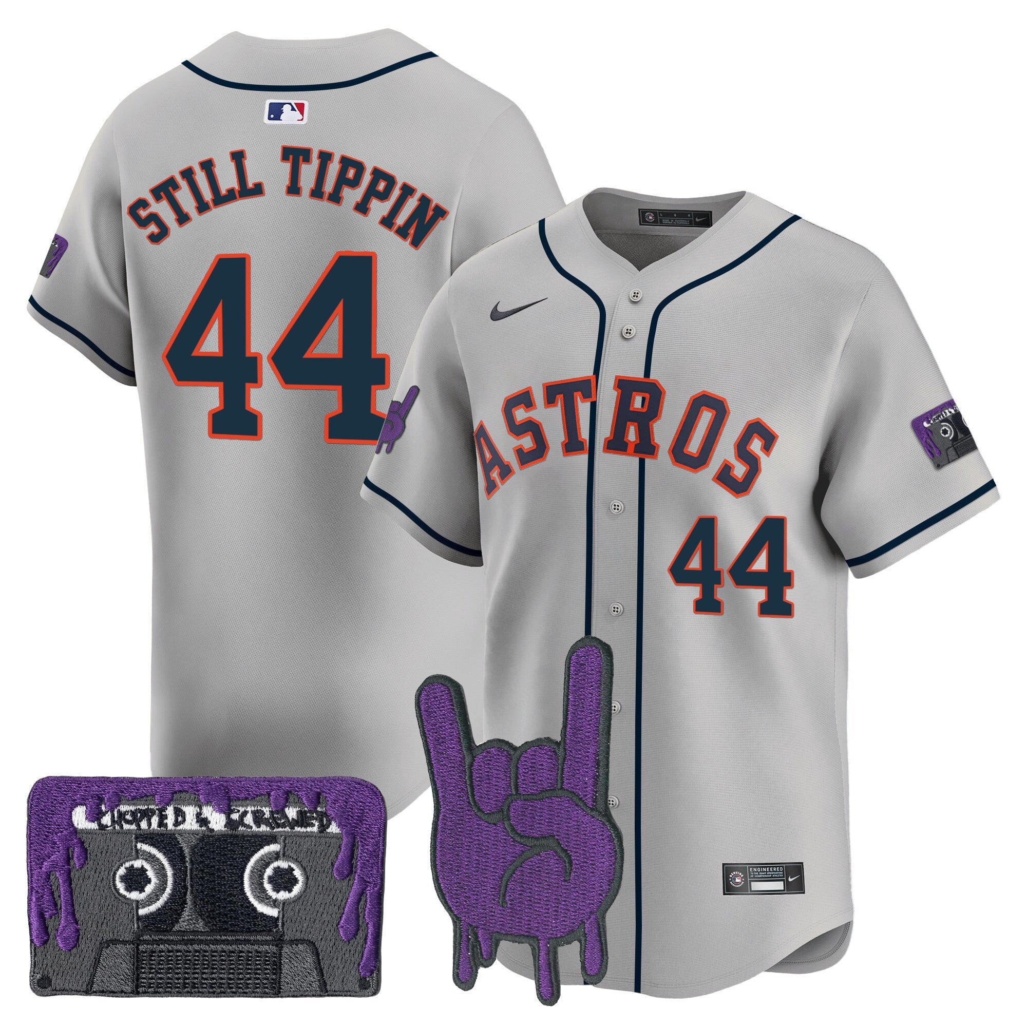Men’s Houston DJ Screw Patch Vapor Premier Limited Jersey