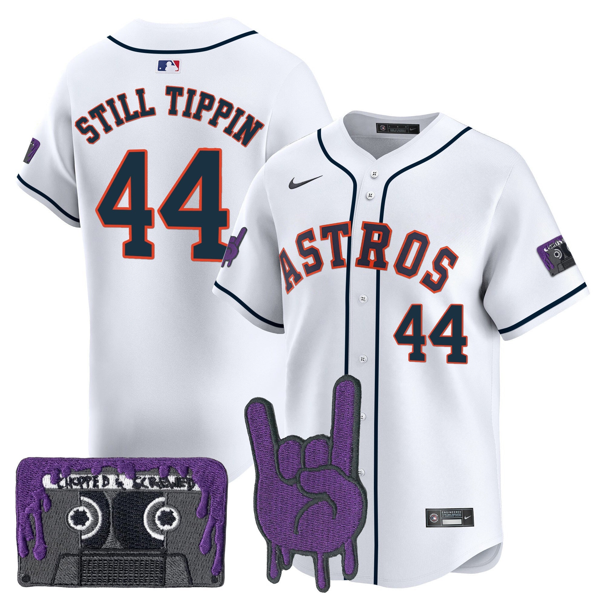 Men’s Houston DJ Screw Patch Vapor Premier Limited Jersey