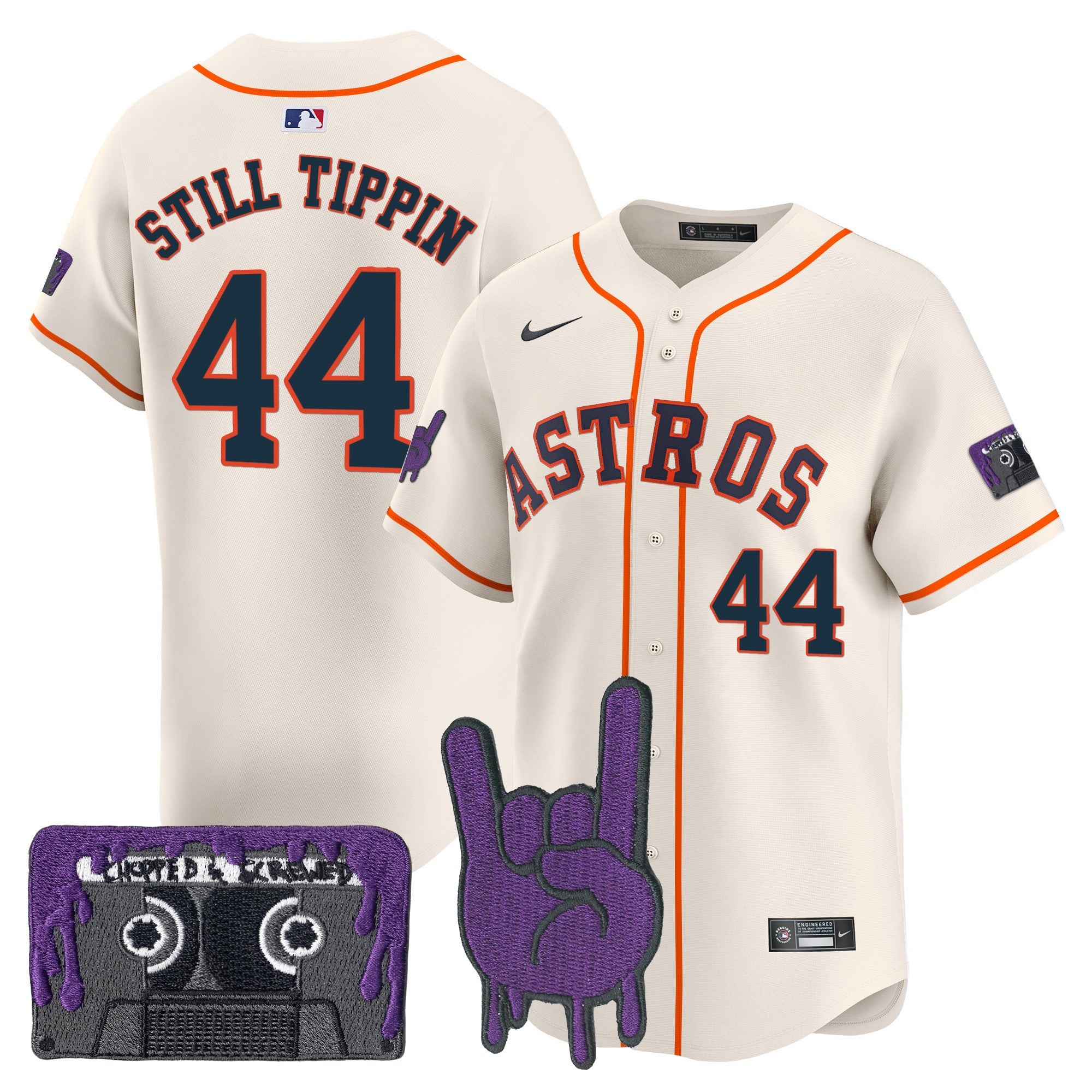 Youth’s Houston DJ Screw Patch Vapor Premier Limited Jersey