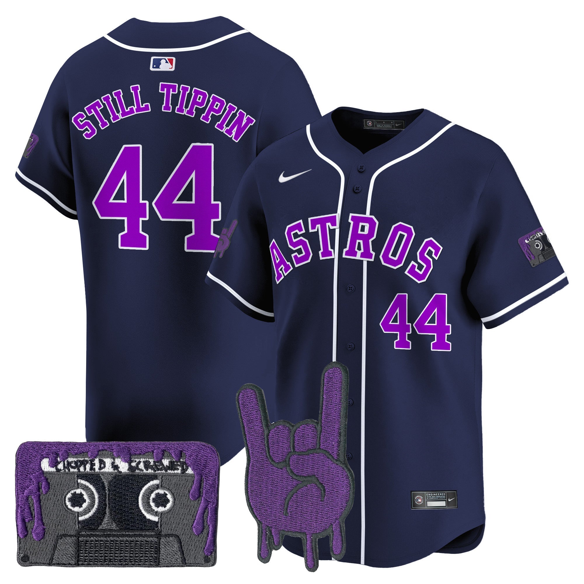 Youth’s Houston DJ Screw Patch Vapor Premier Limited Jersey