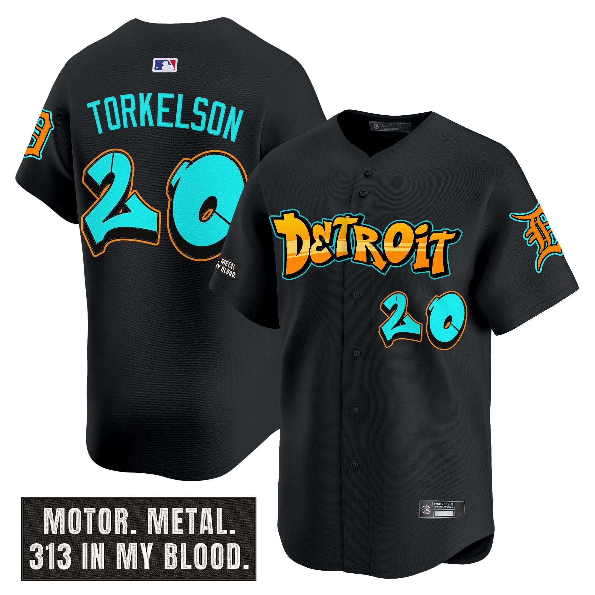Men’s Detroit ‘Graffiti Motor City Edition’ Vapor Premier Limited Jersey