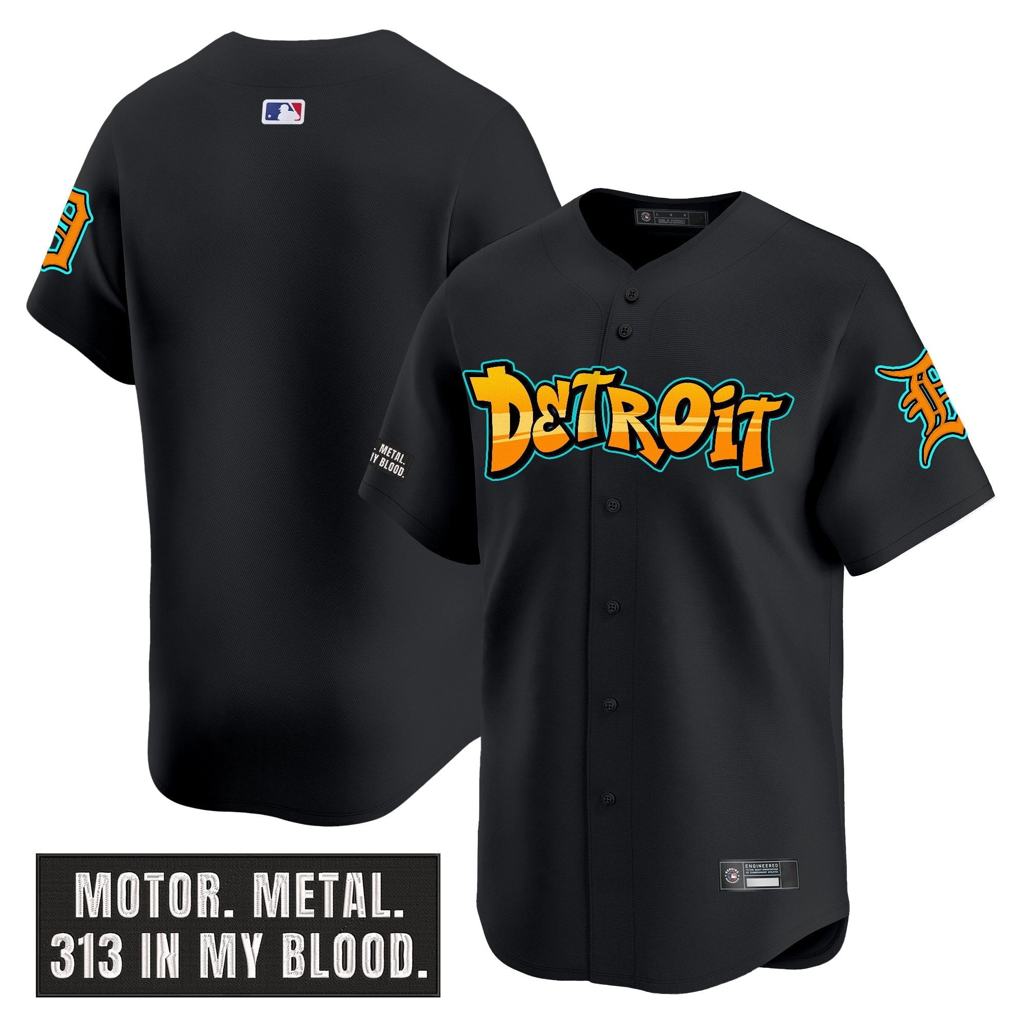 Men’s Detroit ‘Graffiti Motor City Edition’ Vapor Premier Limited Jersey