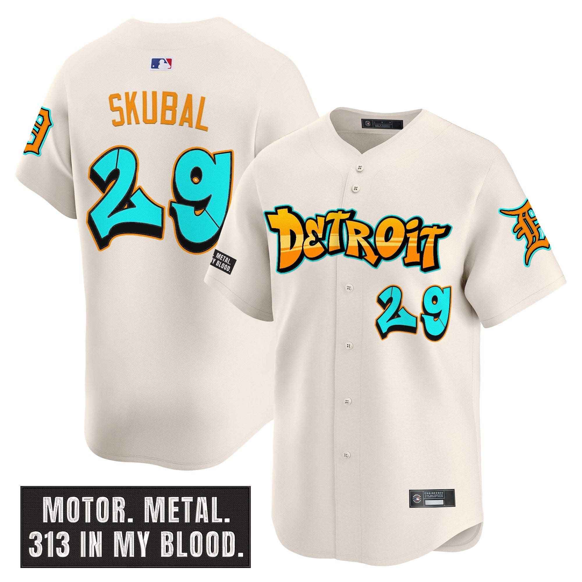 Men’s Detroit ‘Graffiti Motor City Edition’ Vapor Premier Limited Jersey