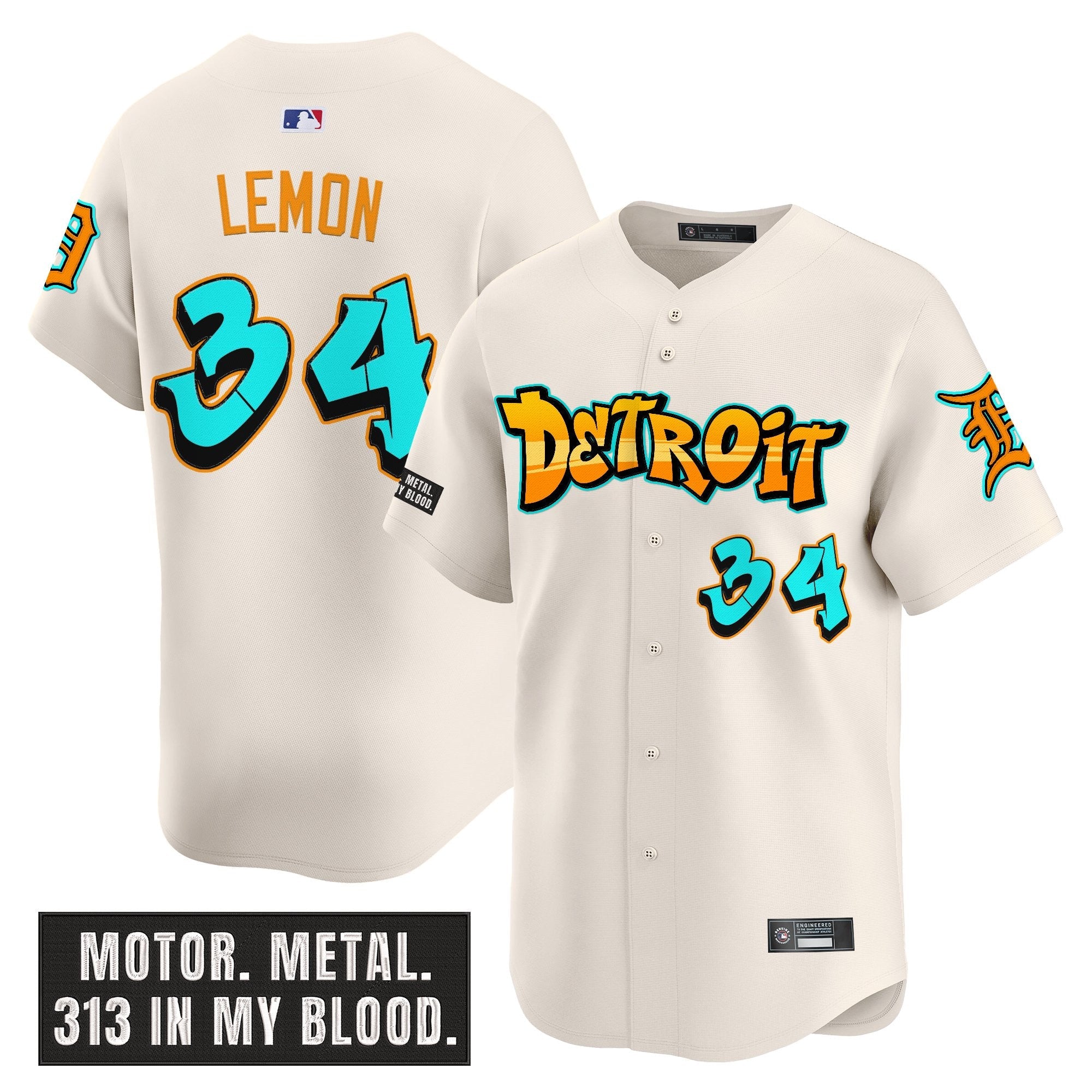 Men’s Detroit ‘Graffiti Motor City Edition’ Vapor Premier Limited Jersey