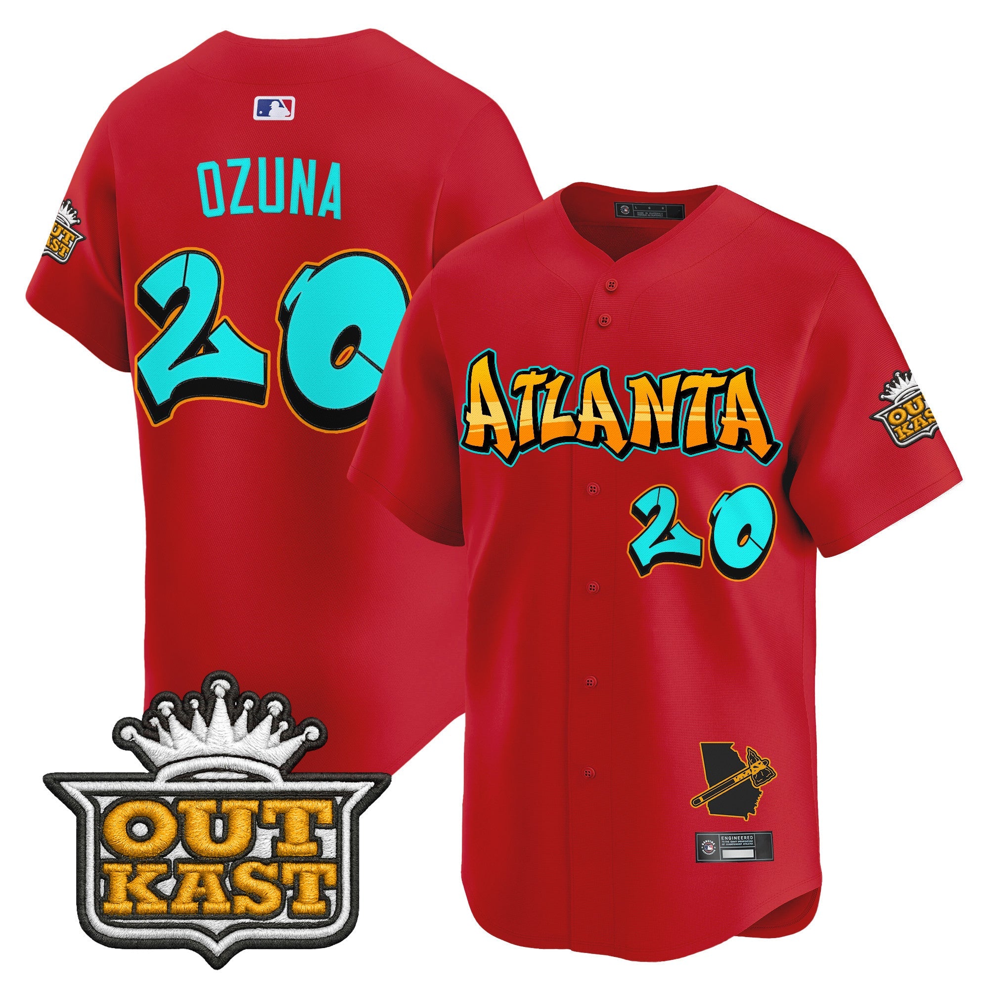 Men’s Atlanta ‘Graffiti A-Town Edition’ Vapor Premier Limited Jersey