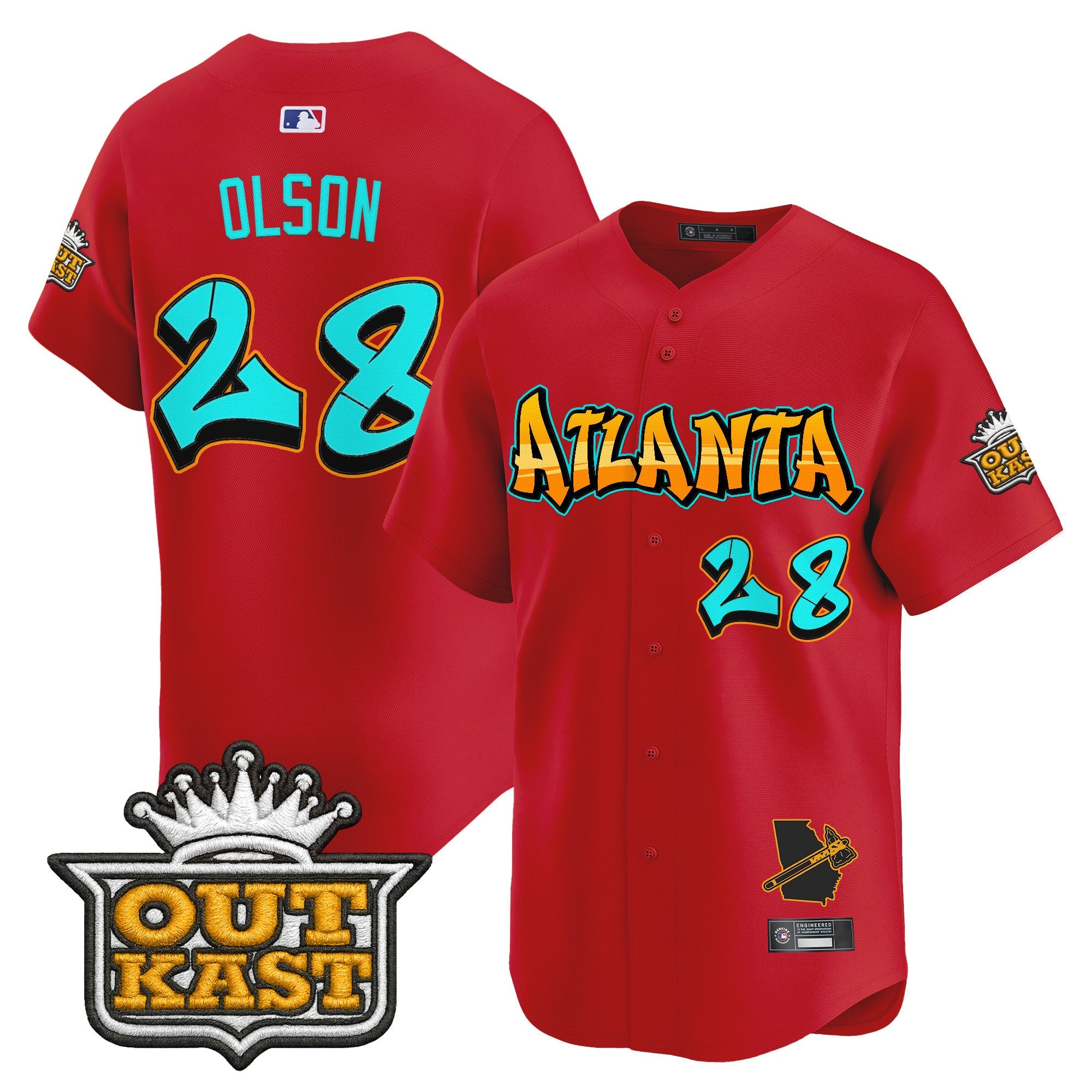 Men’s Atlanta ‘Graffiti A-Town Edition’ Vapor Premier Limited Jersey