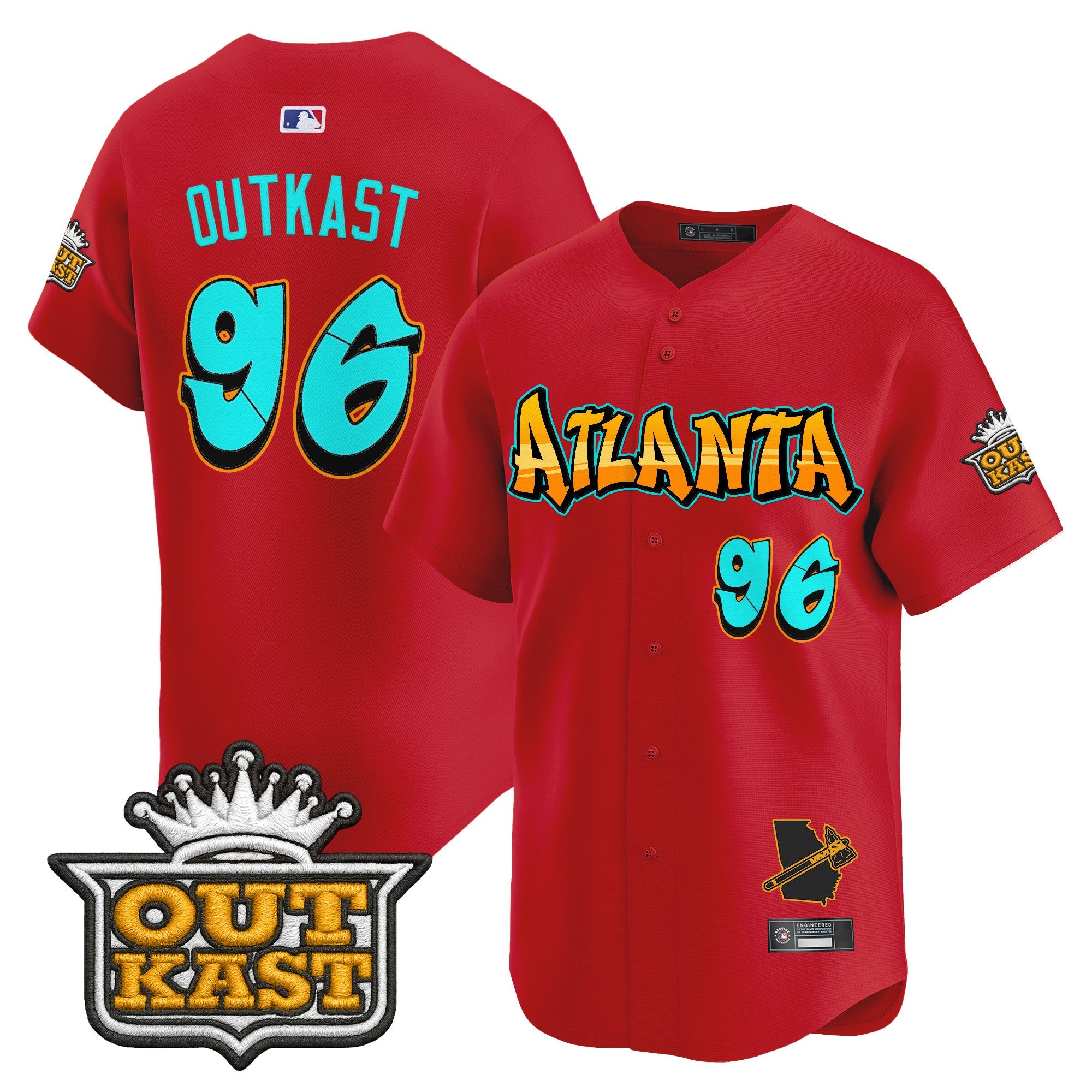 Men’s Atlanta ‘Graffiti A-Town Edition’ Vapor Premier Limited Jersey
