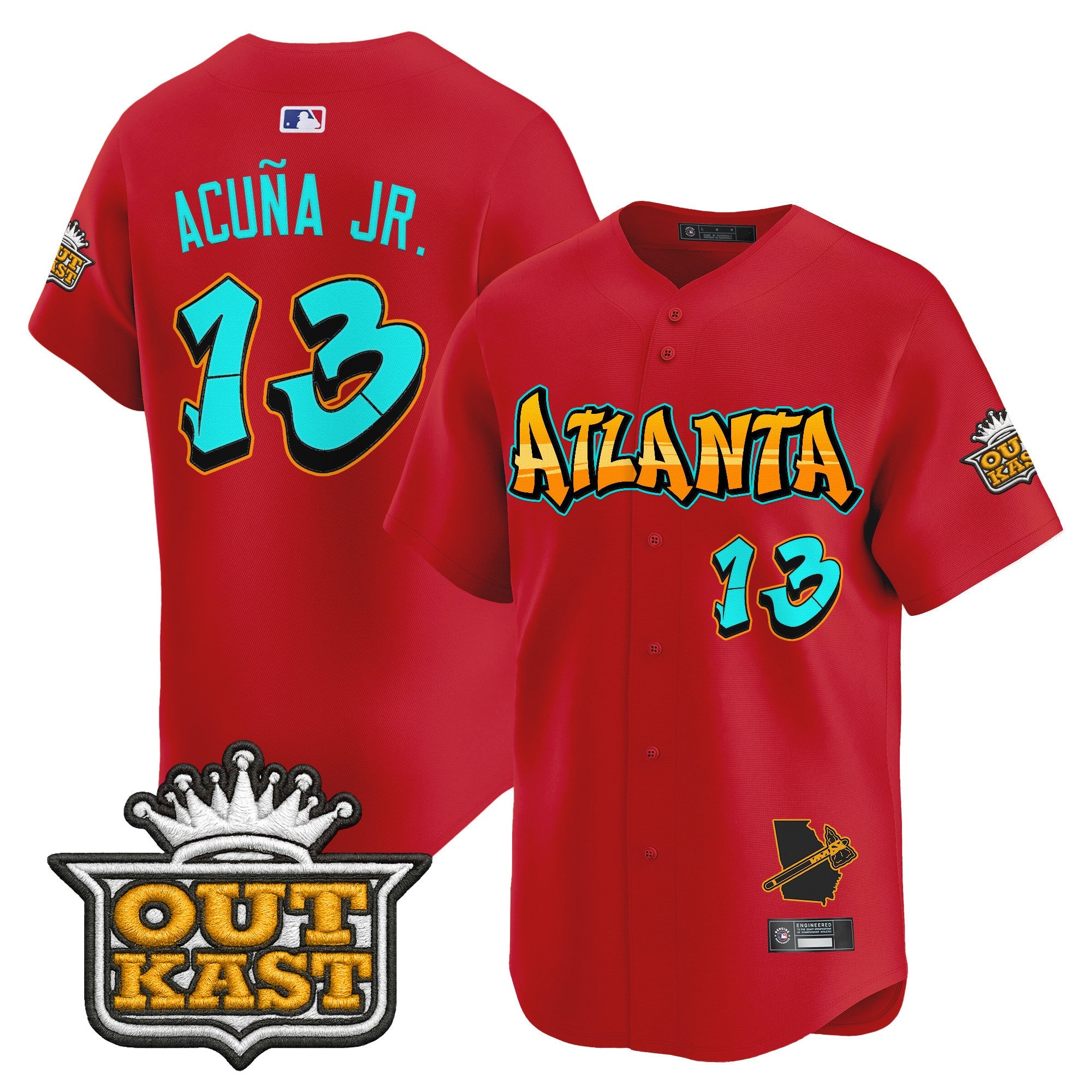 Men’s Atlanta ‘Graffiti A-Town Edition’ Vapor Premier Limited Jersey