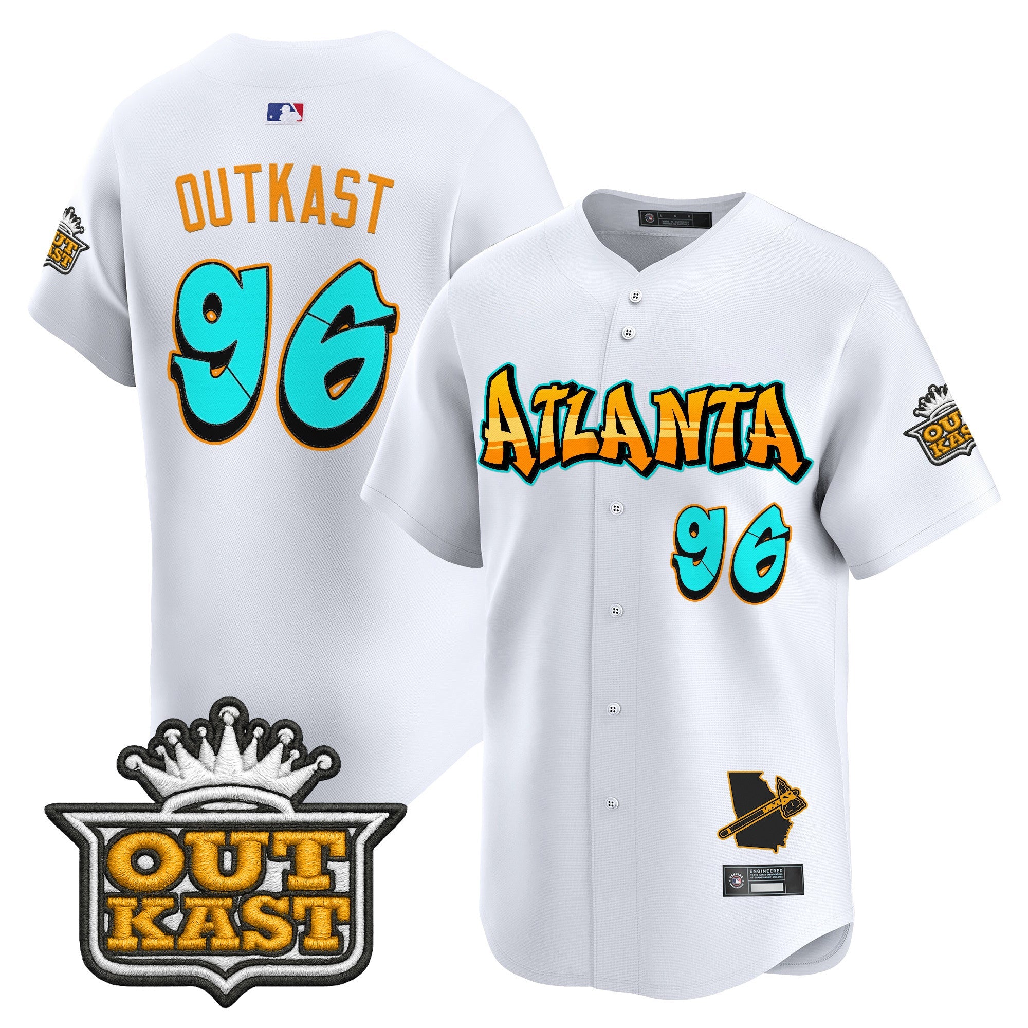 Men’s Atlanta ‘Graffiti A-Town Edition’ Vapor Premier Limited Jersey