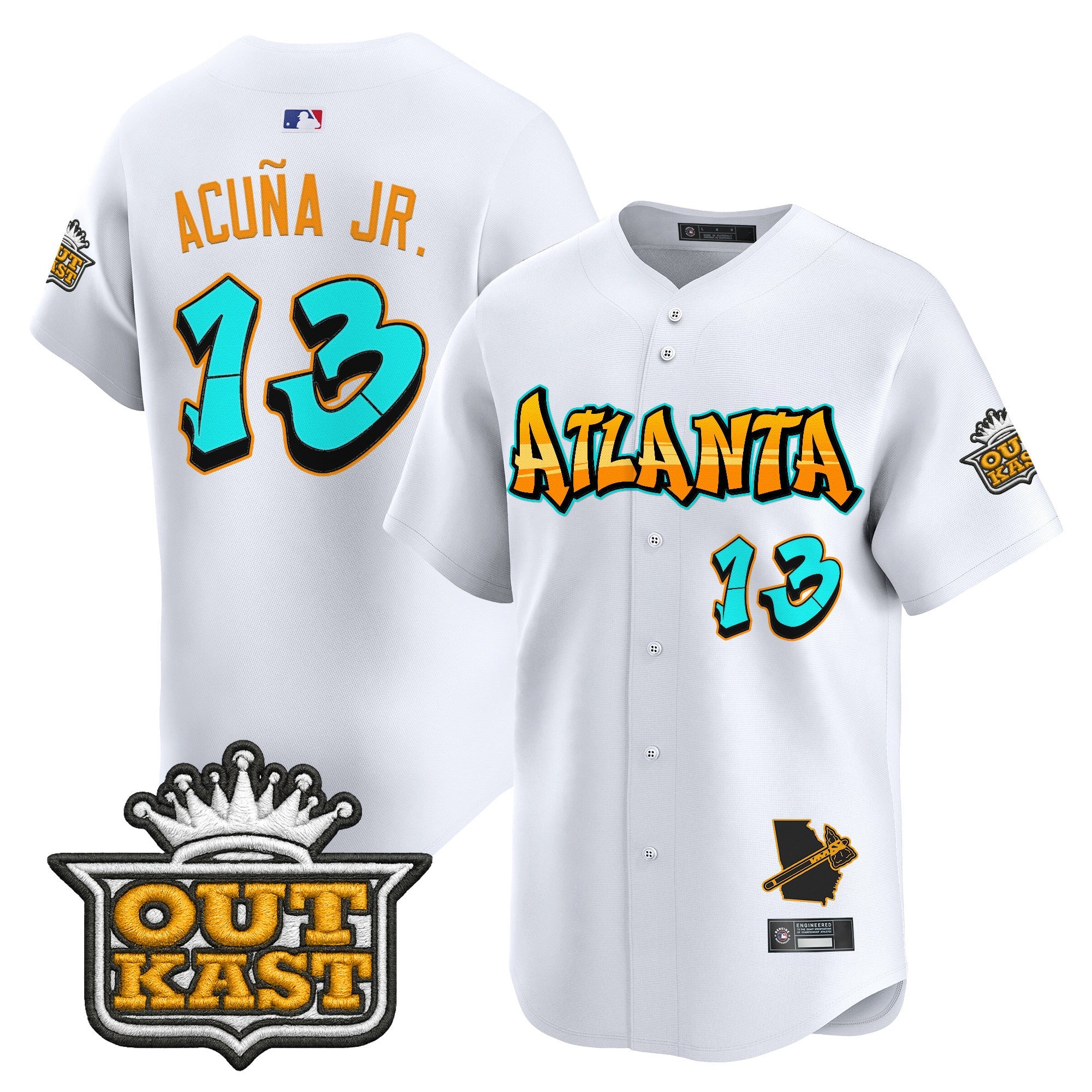 Men’s Atlanta ‘Graffiti A-Town Edition’ Vapor Premier Limited Jersey