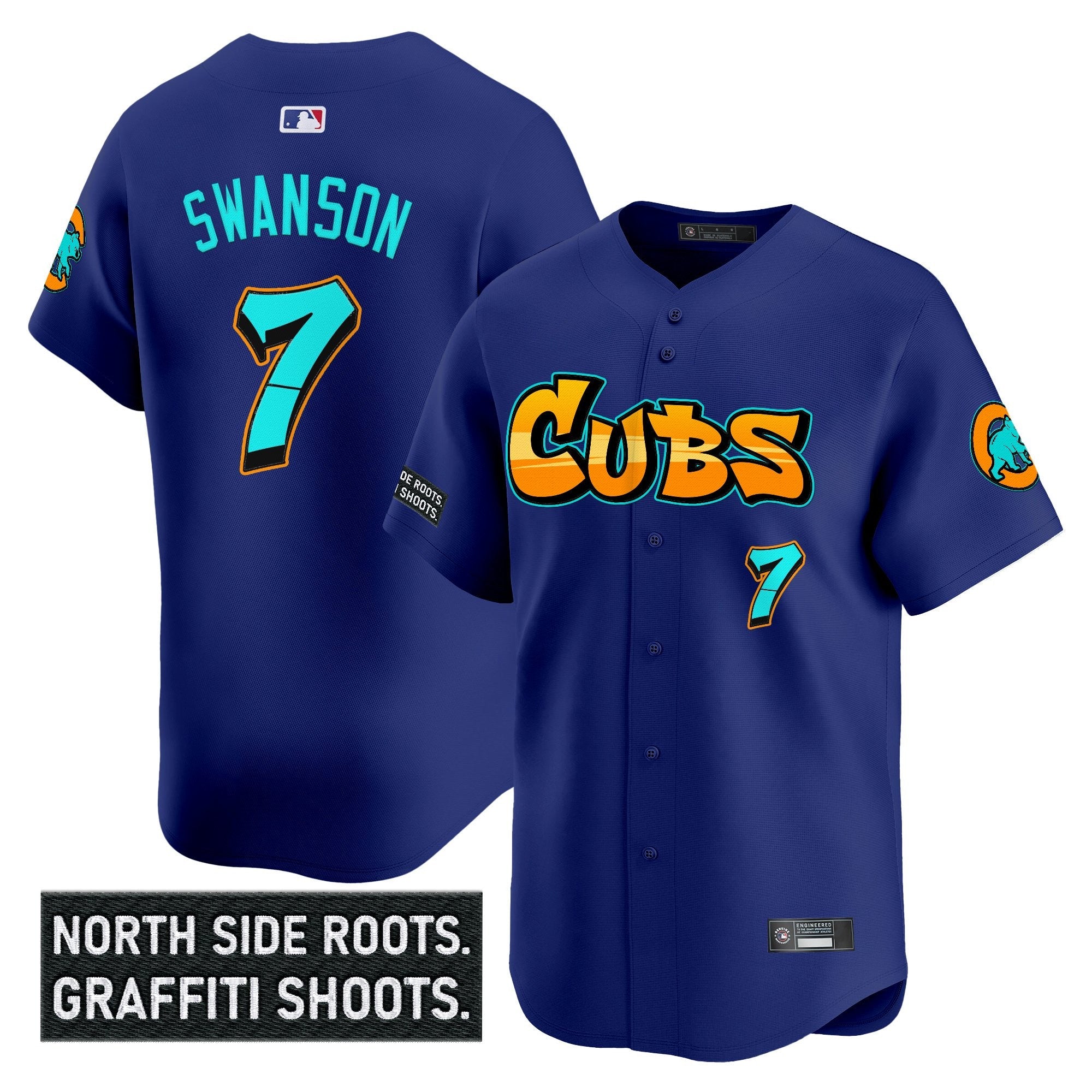 Men’s Chicago ‘Graffiti North Side Edition’ Vapor Premier Limited Jersey
