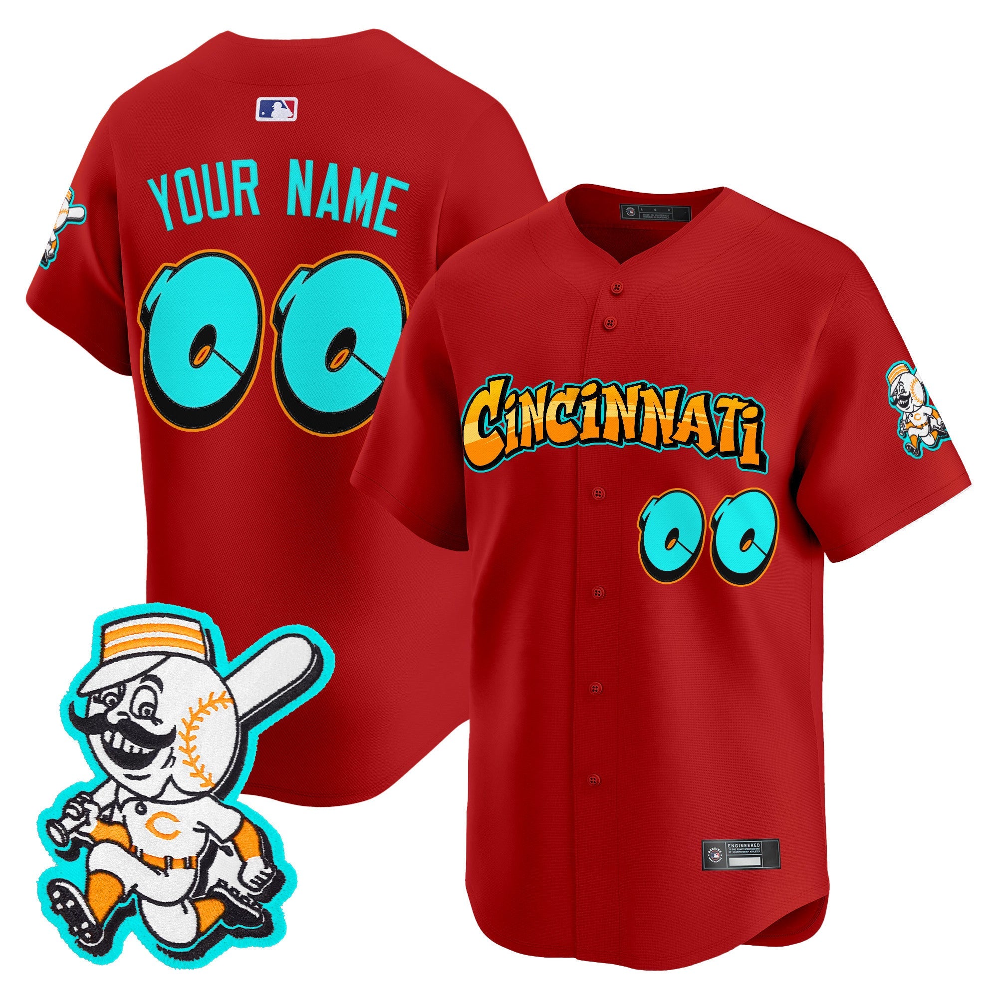 Cincinnati ‘Graffiti Queen City Edition’ Vapor Premier Limited Custom Jersey