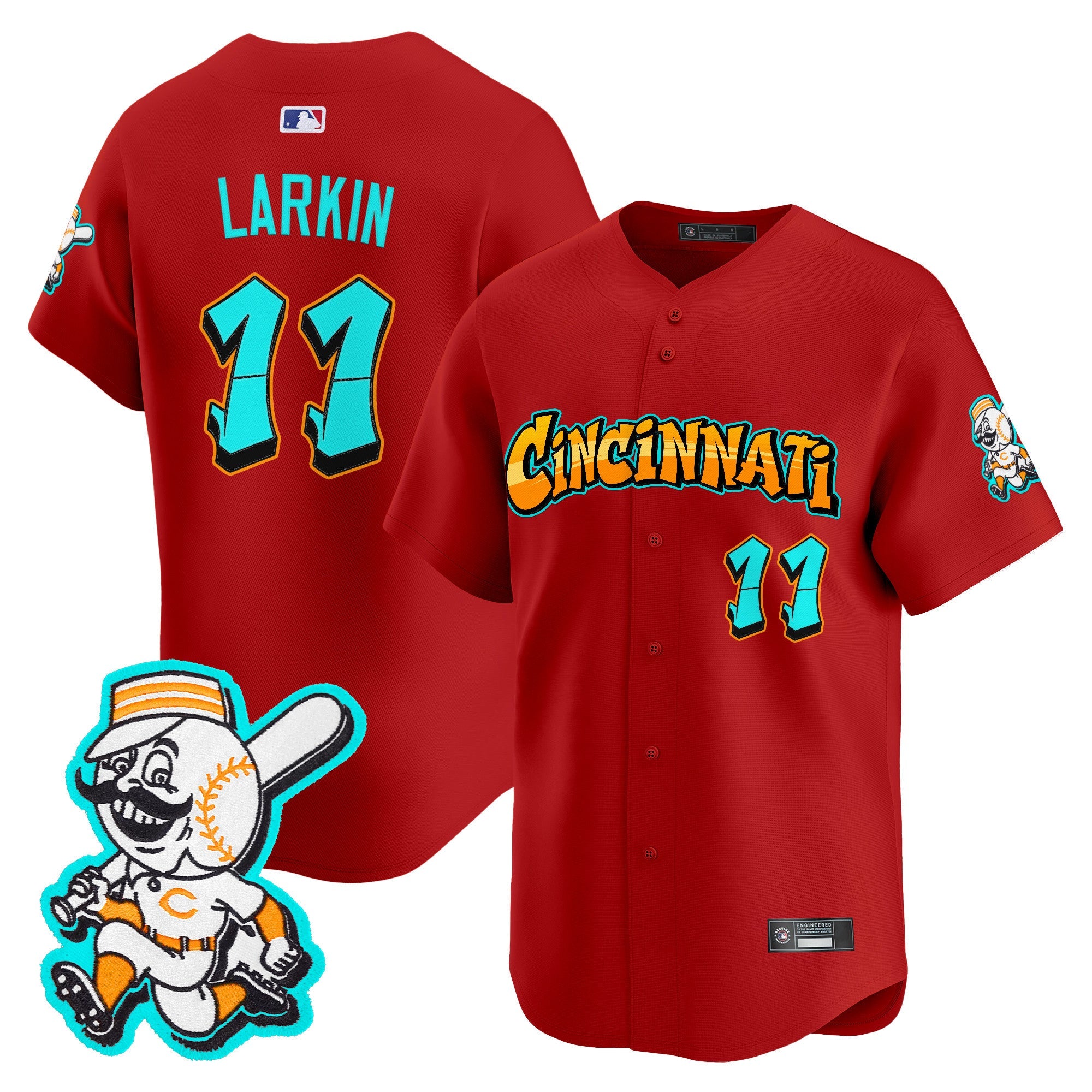 Men’s Cincinnati ‘Graffiti Queen City Edition’ Vapor Premier Limited Jersey