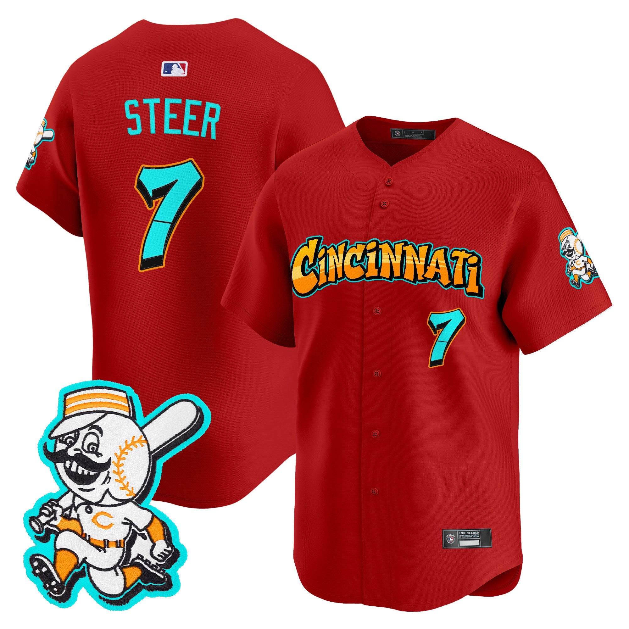 Men’s Cincinnati ‘Graffiti Queen City Edition’ Vapor Premier Limited Jersey