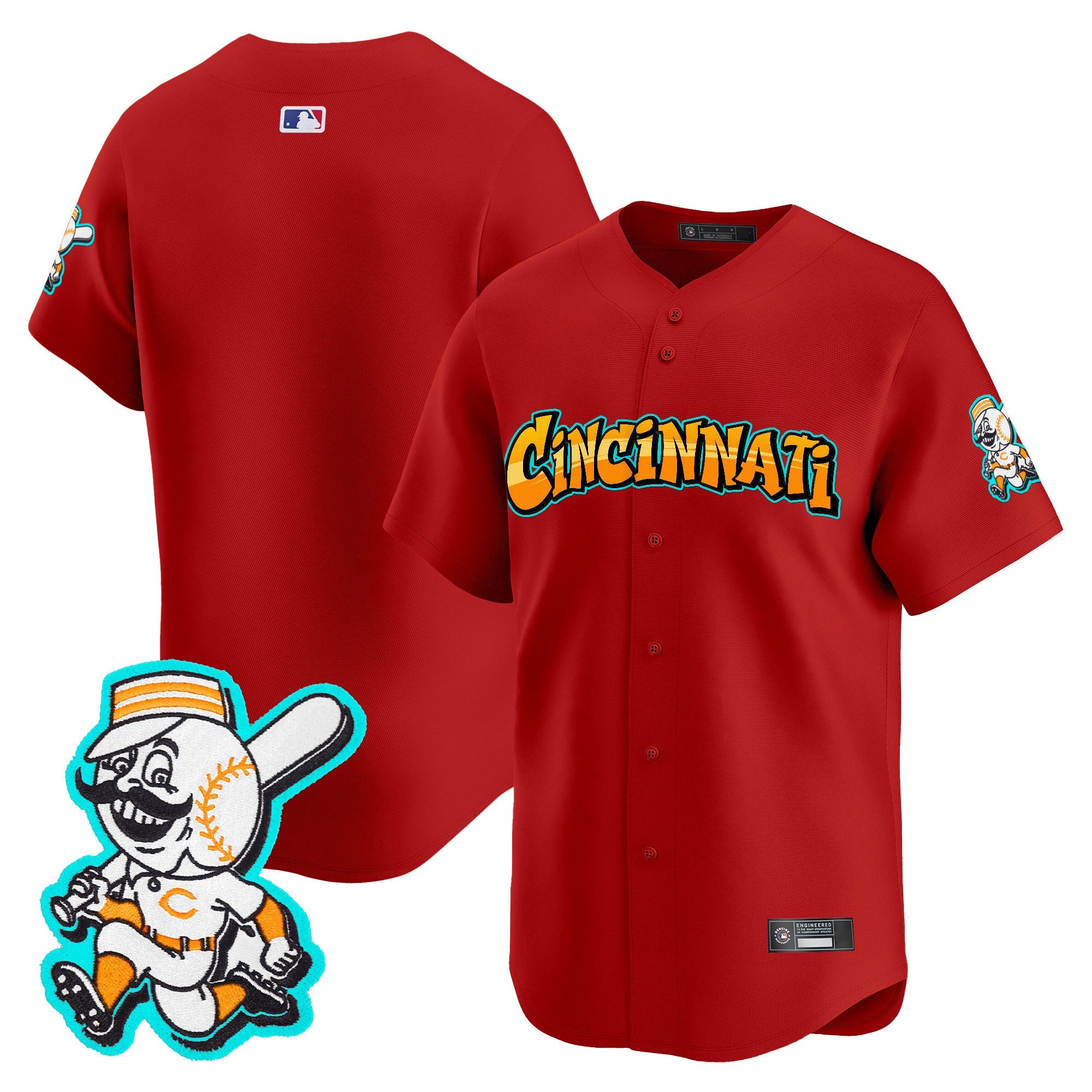 Men’s Cincinnati ‘Graffiti Queen City Edition’ Vapor Premier Limited Jersey